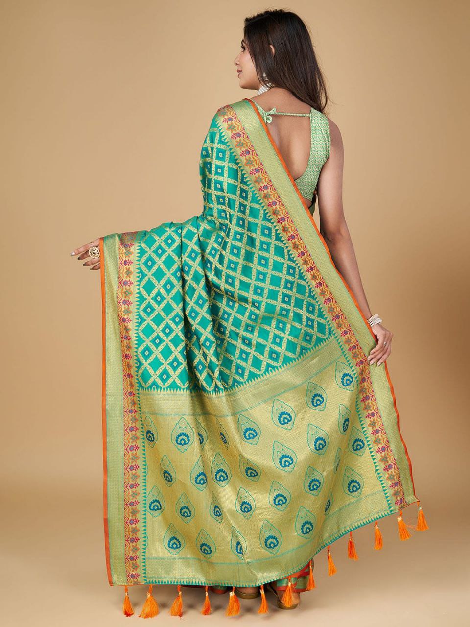 Banarasi Soft Patola Silk Saree For Wedding
