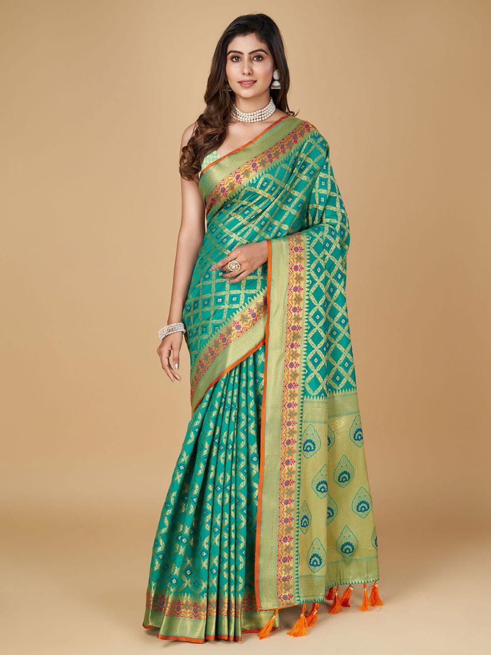 Banarasi Soft Patola Silk Saree For Wedding