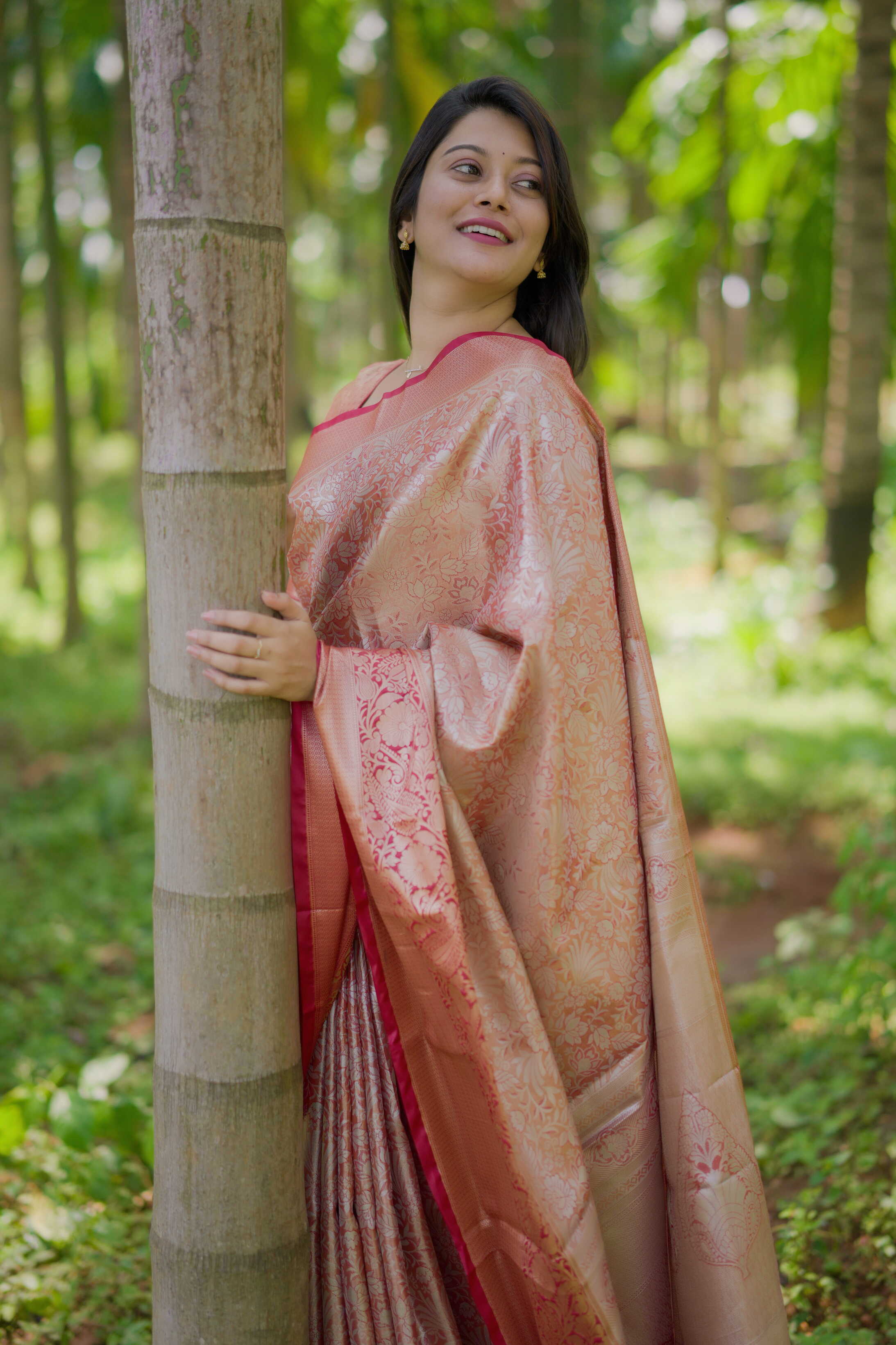 Berry Bridal Kanchipuram Silk Saree