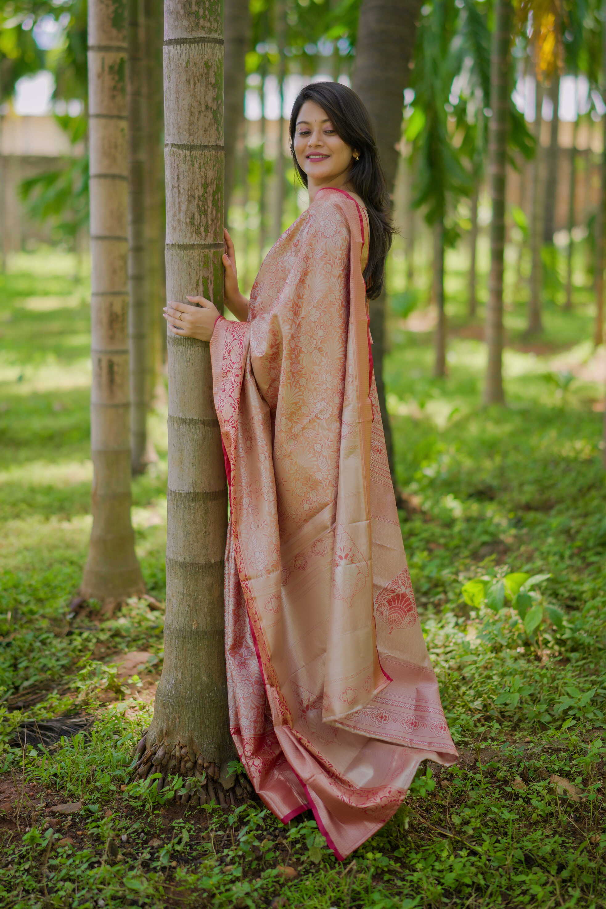 Berry Bridal Kanchipuram Silk Saree