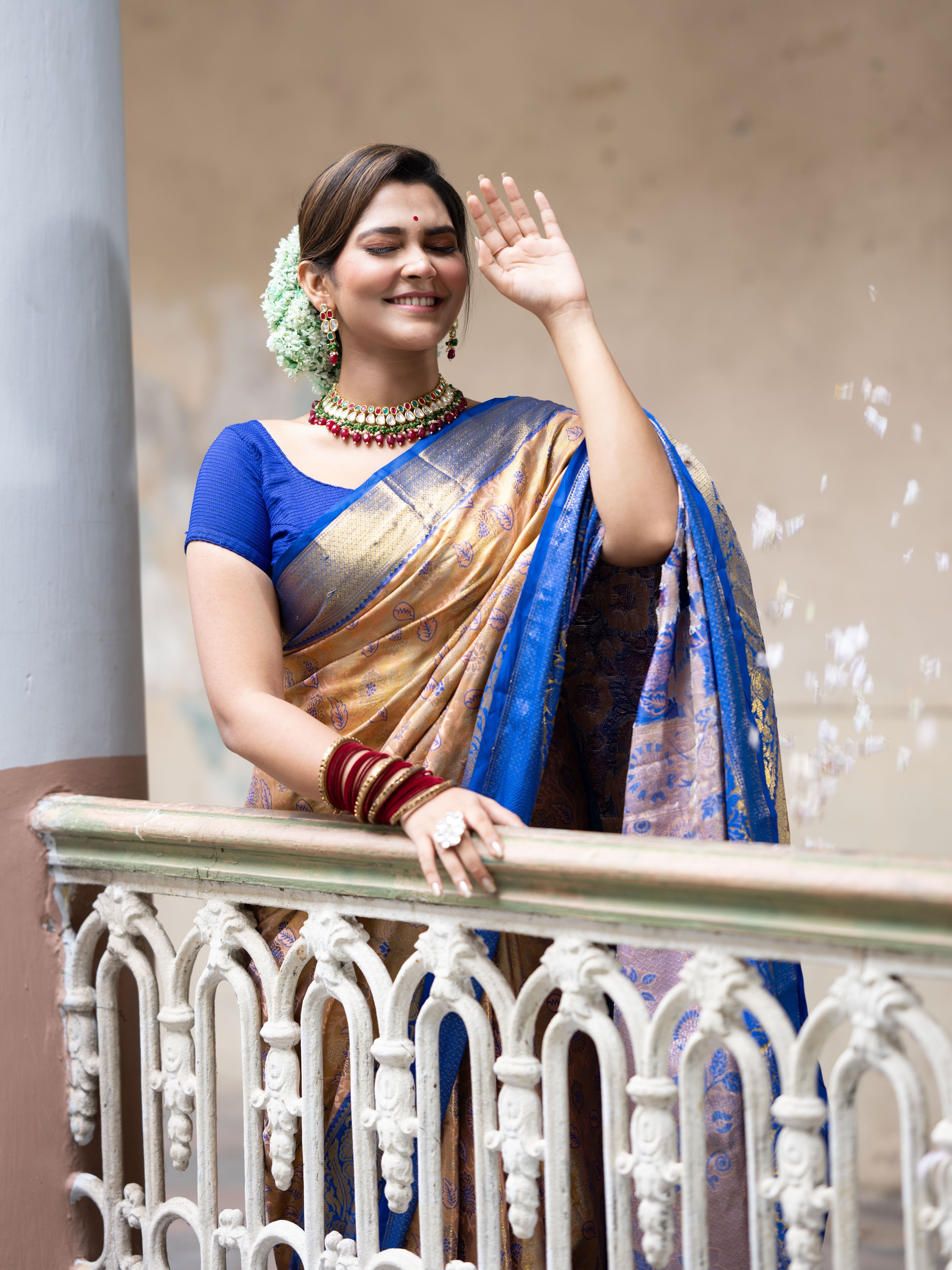 Bridal Kanjivaram Semi Silk Saree