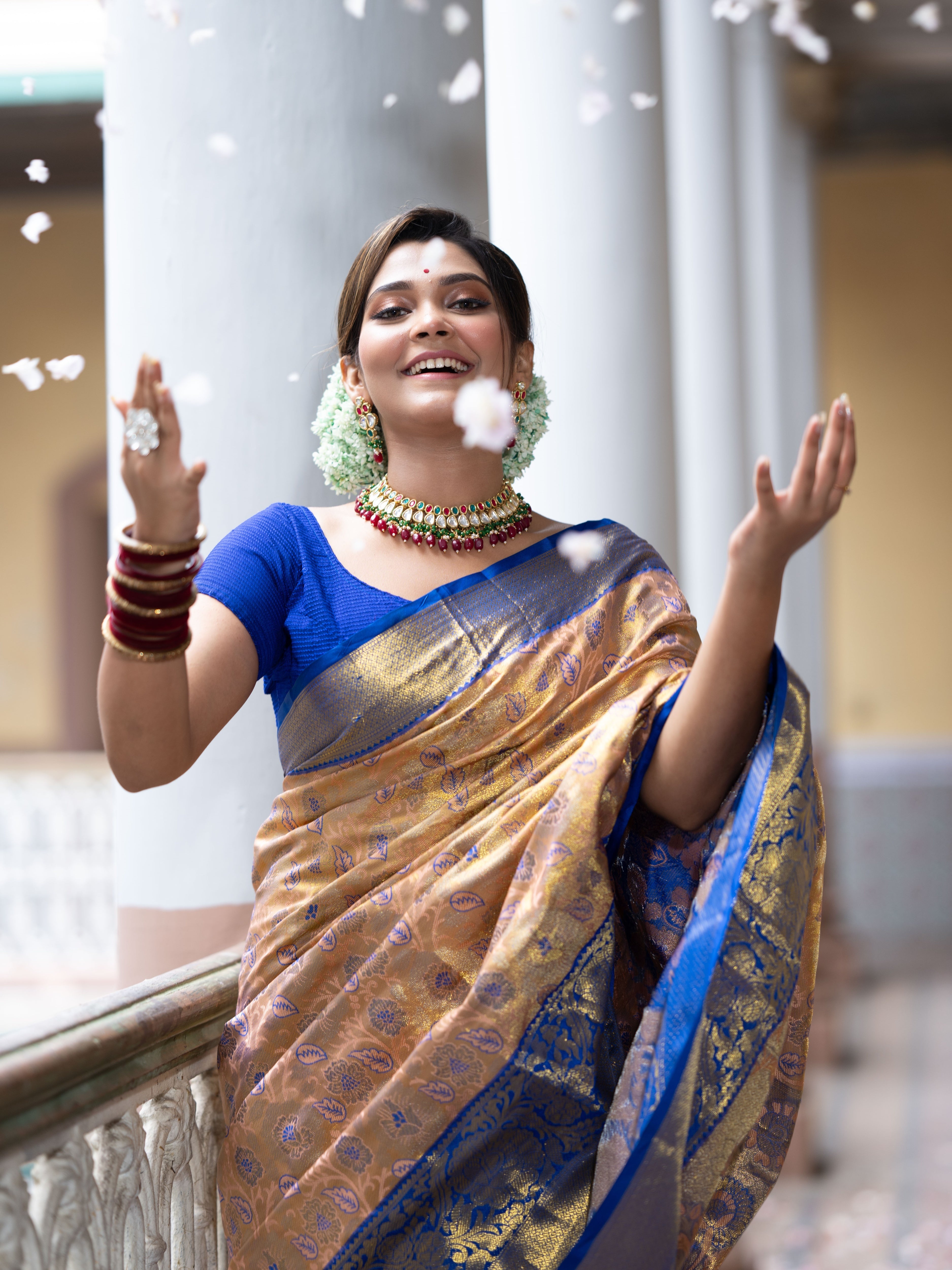 Bridal Kanjivaram Semi Silk Saree