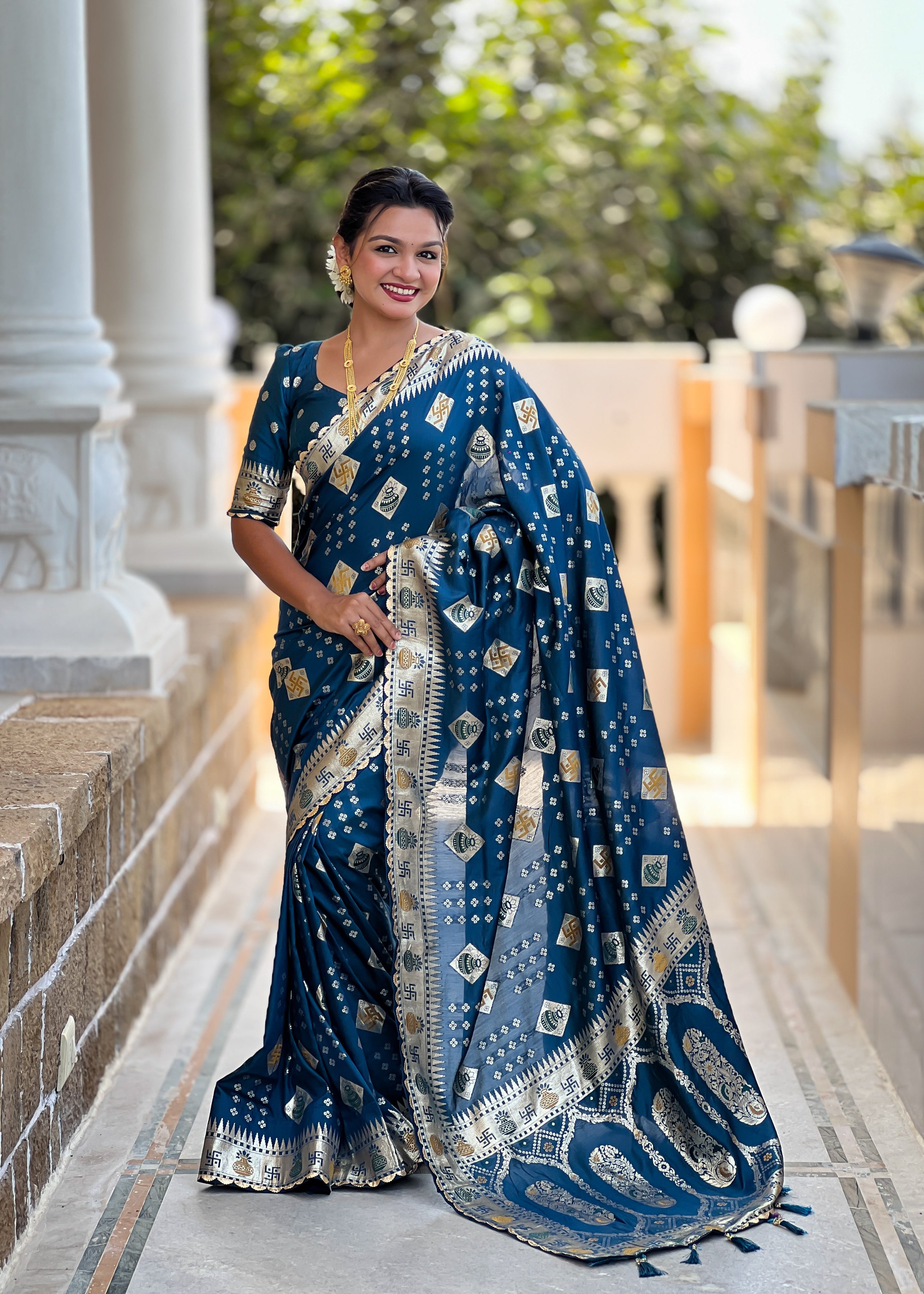 Designer Soft Dola Silk Saree