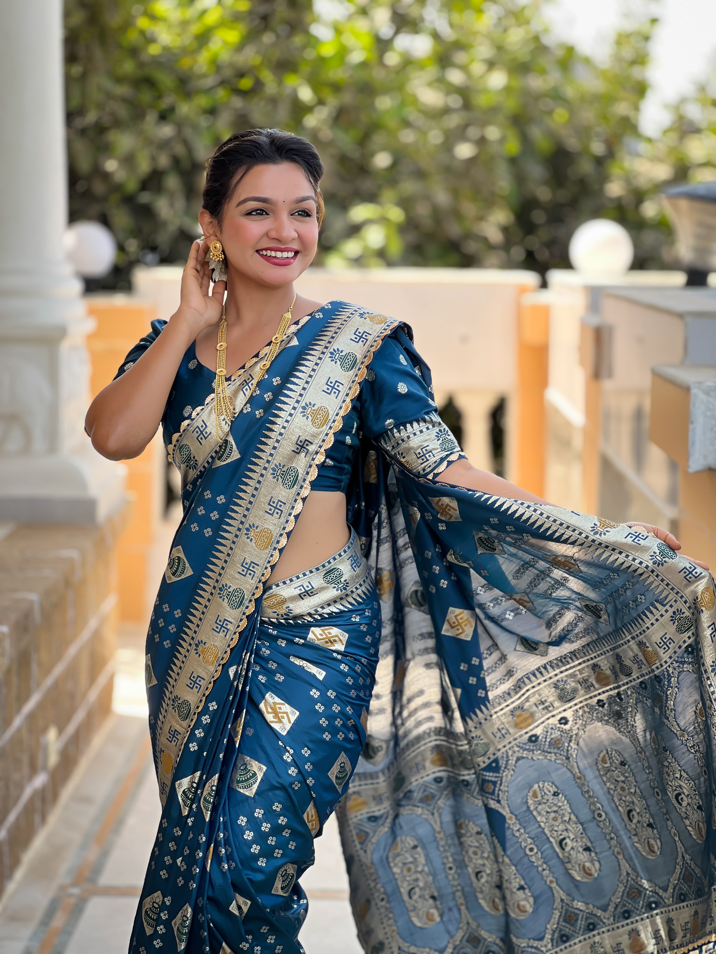 Designer Soft Dola Silk Saree