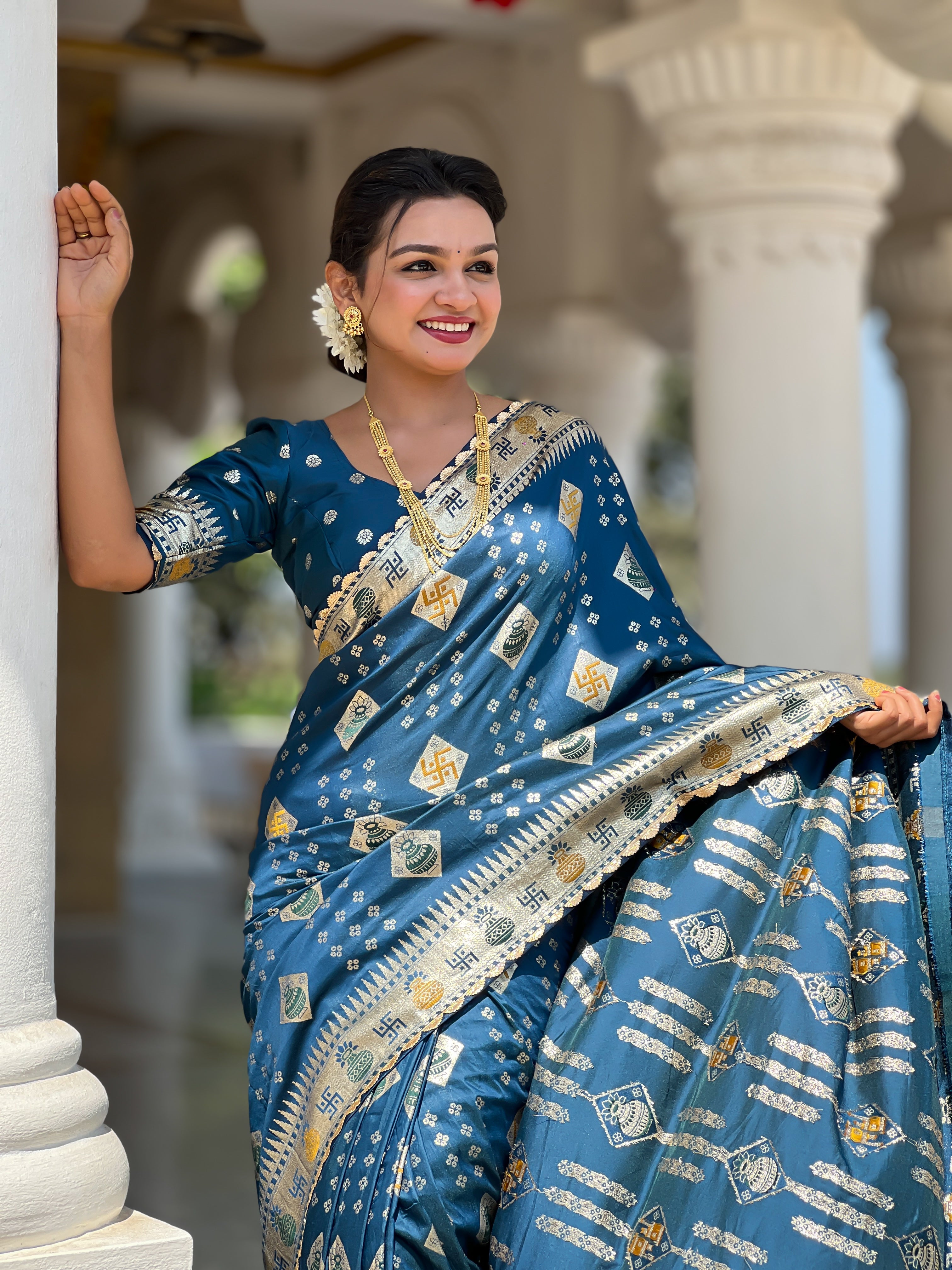 Designer Soft Dola Silk Saree