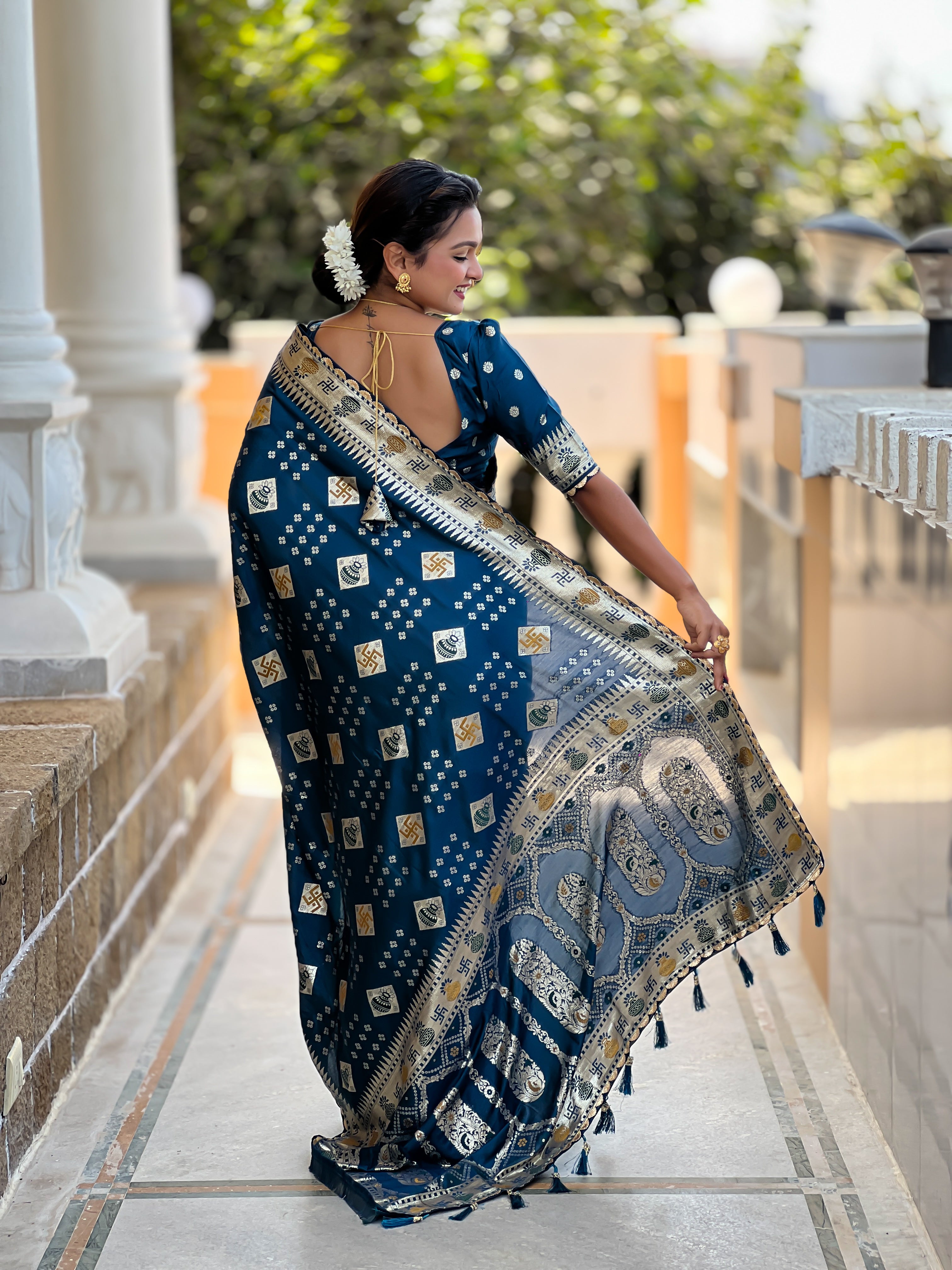 Designer Soft Dola Silk Saree