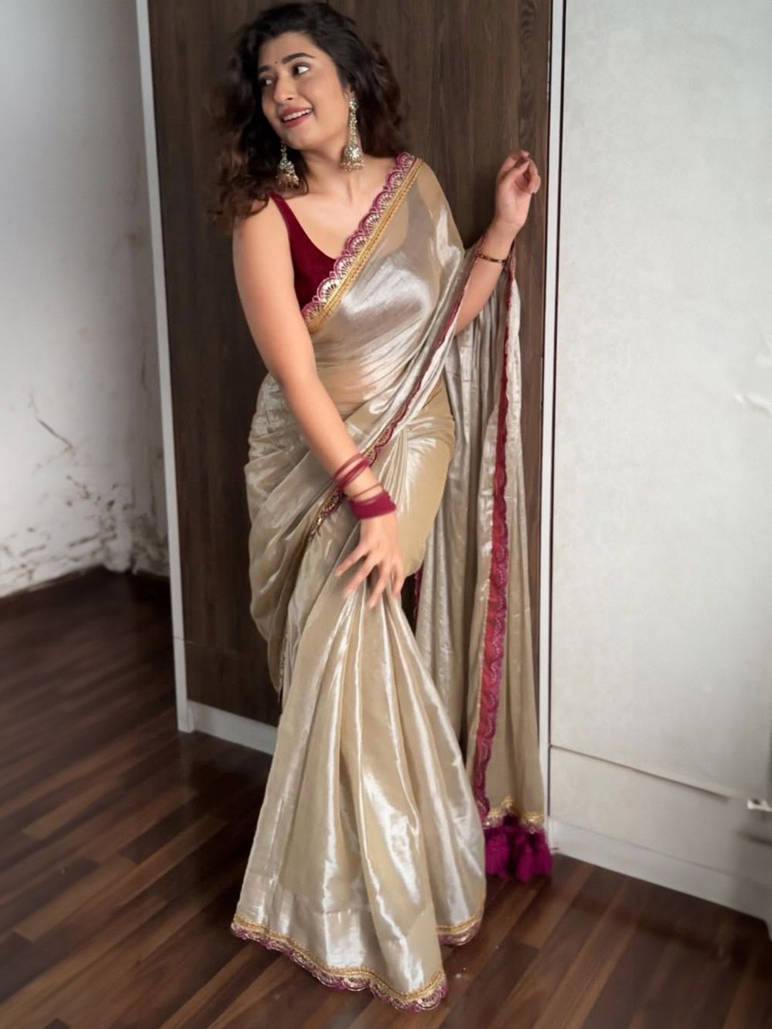 Designer Trending Tissue Silk Saree
