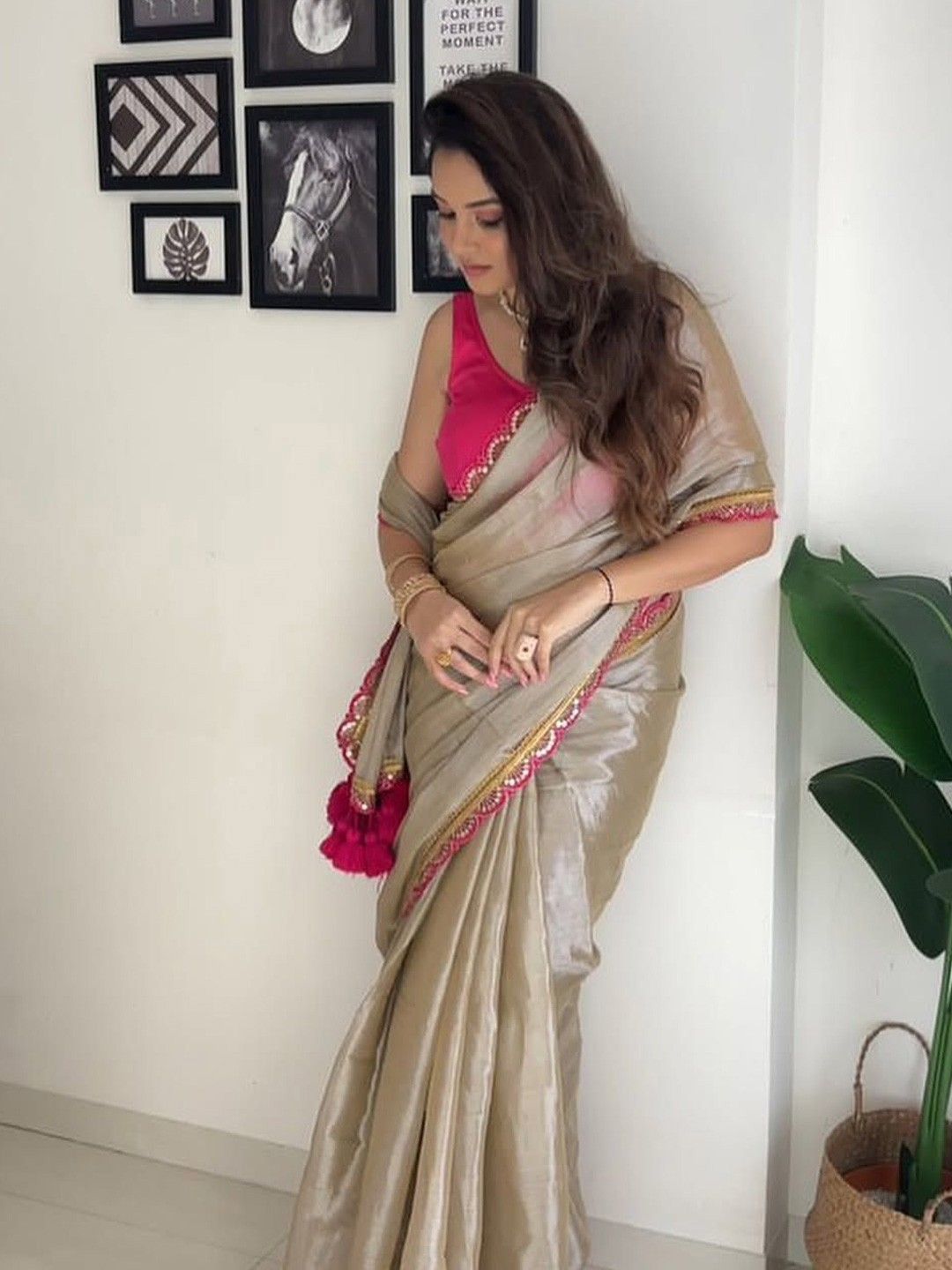 Designer Trending Tissue Silk Saree