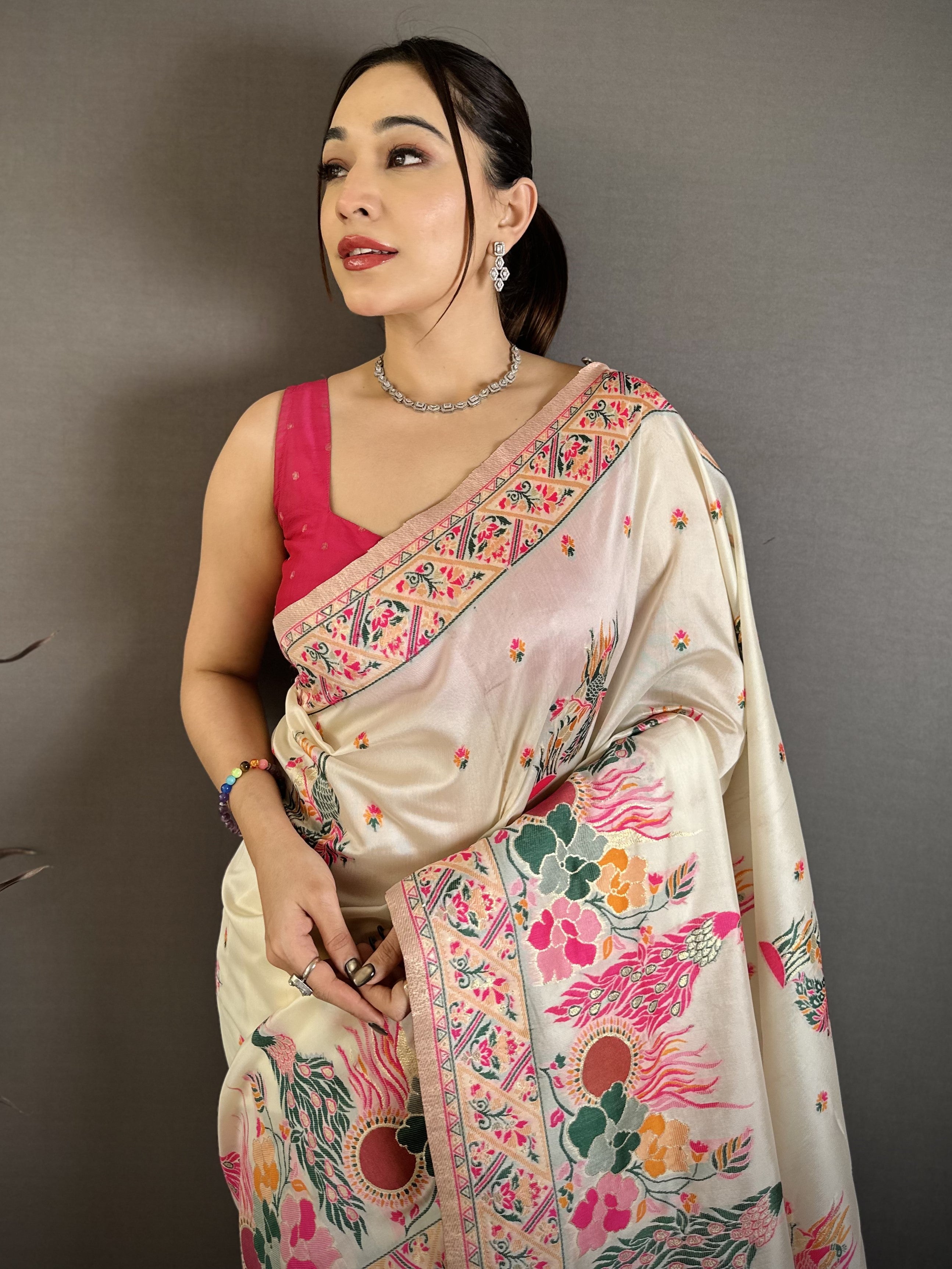 Pashmina Kashmiri Saree