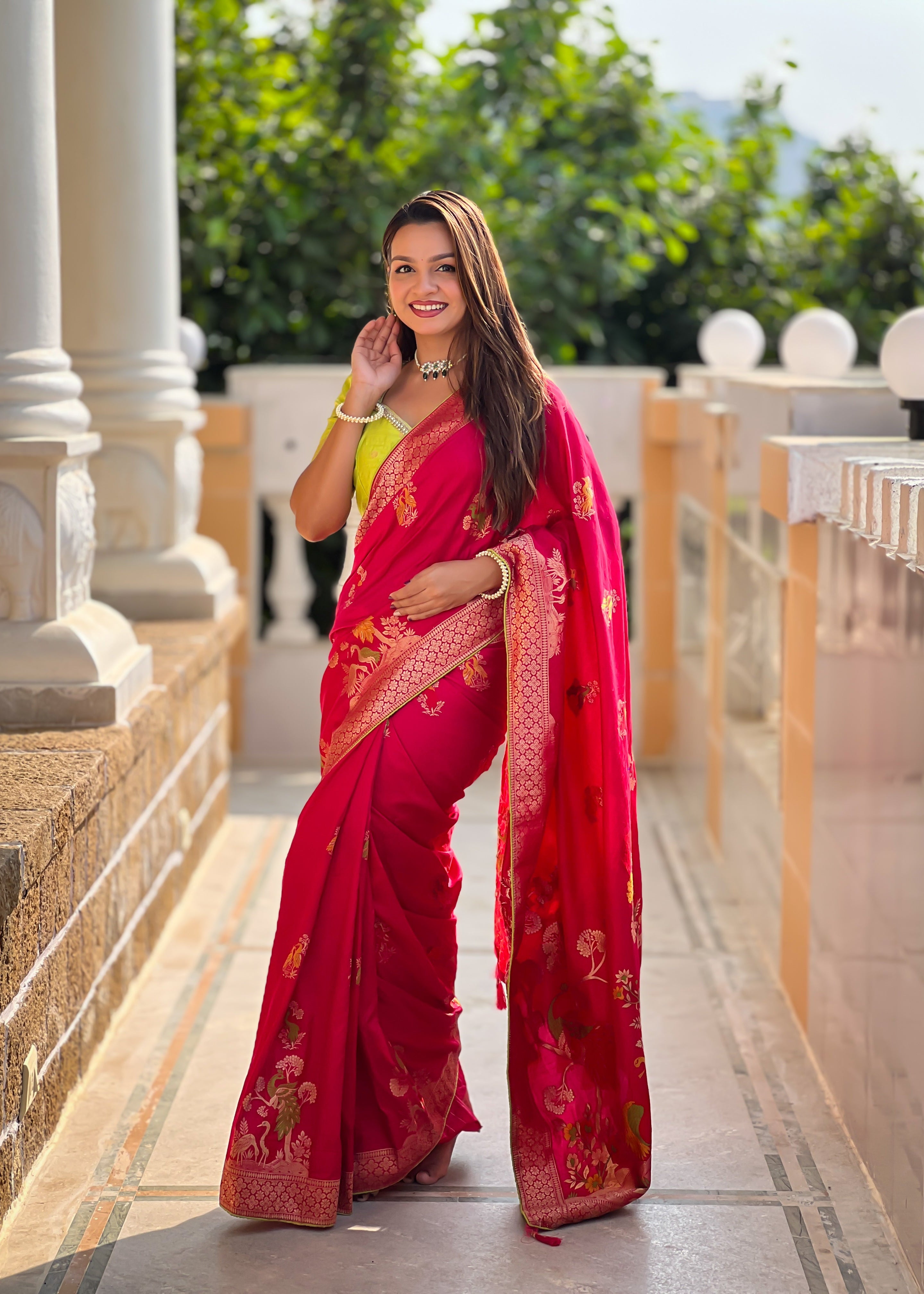 Rani Designer Soft Dola Silk Saree