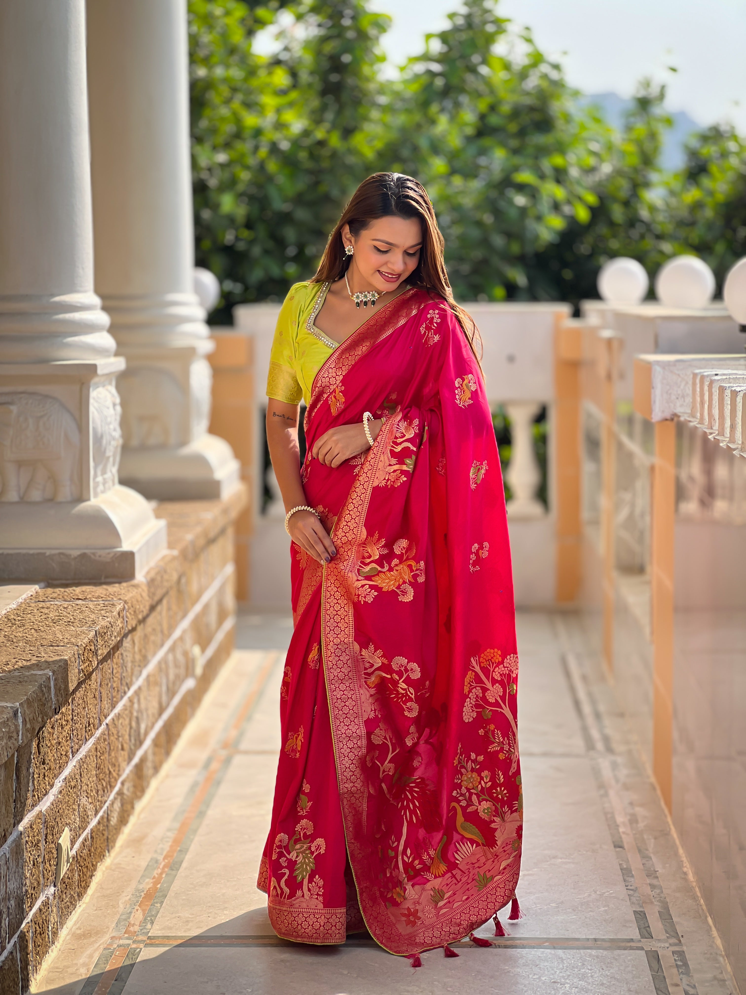 Rani Designer Soft Dola Silk Saree