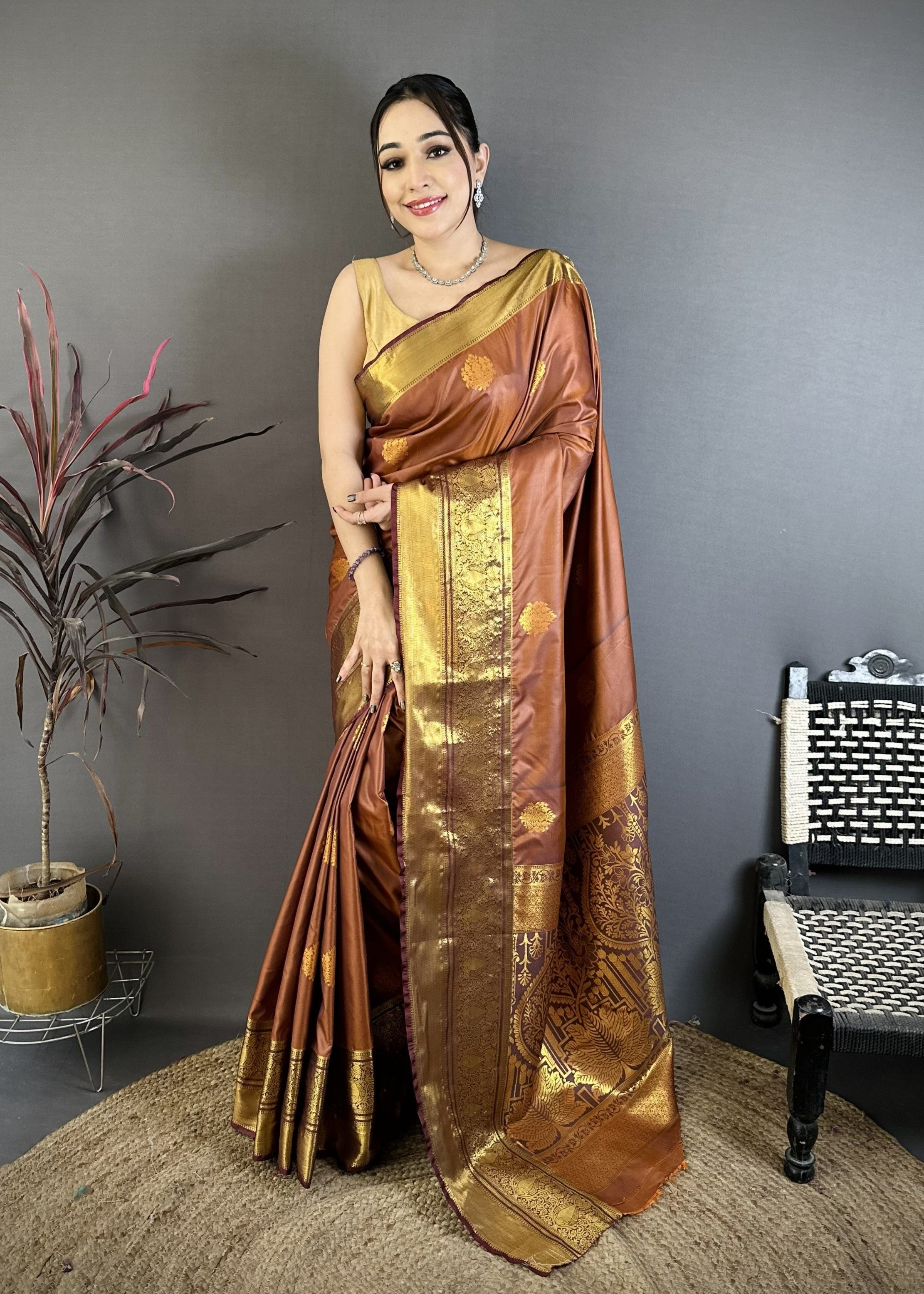 Raw Mango Soft Silk Saree