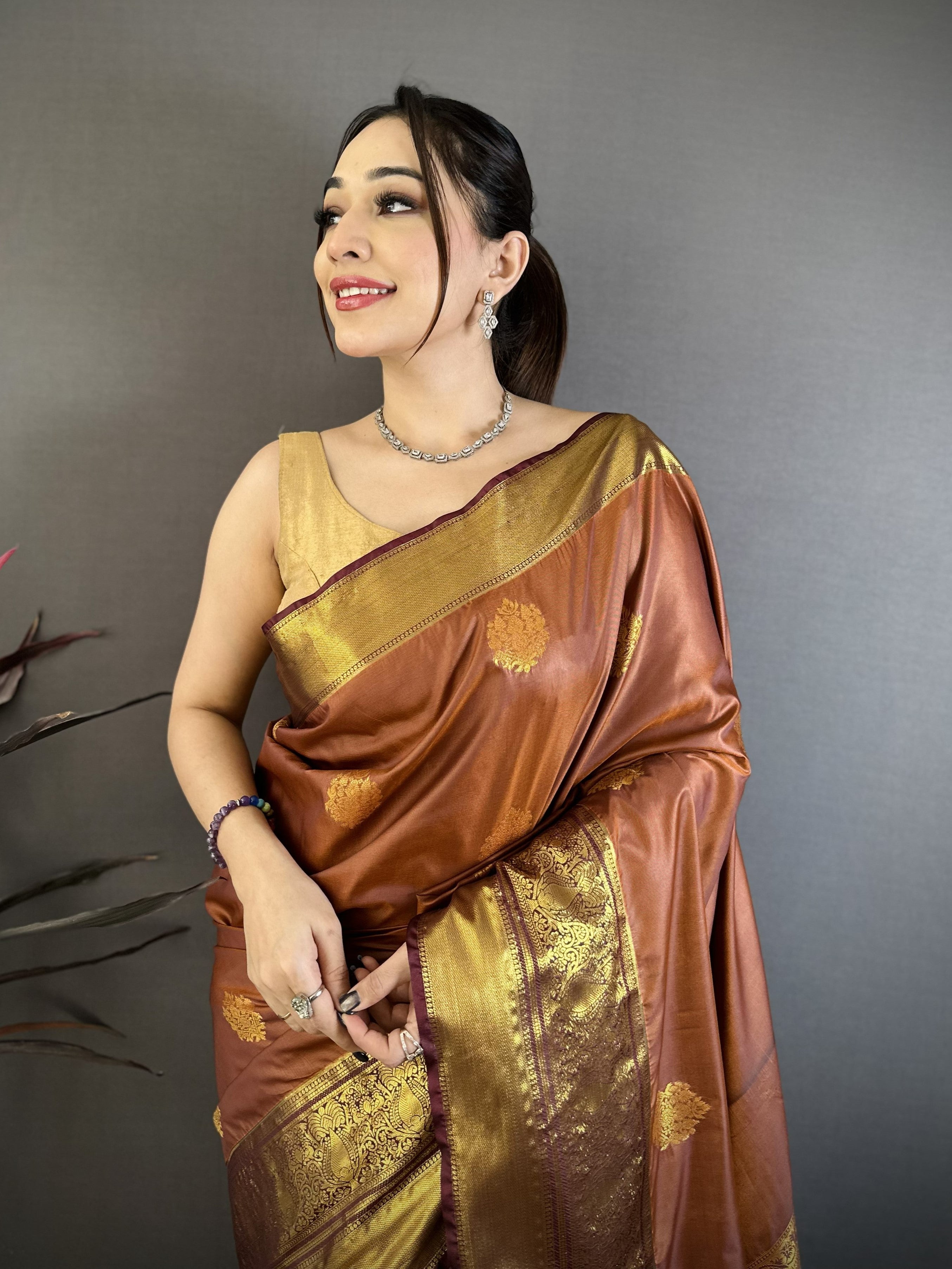 Raw Mango Soft Silk Saree