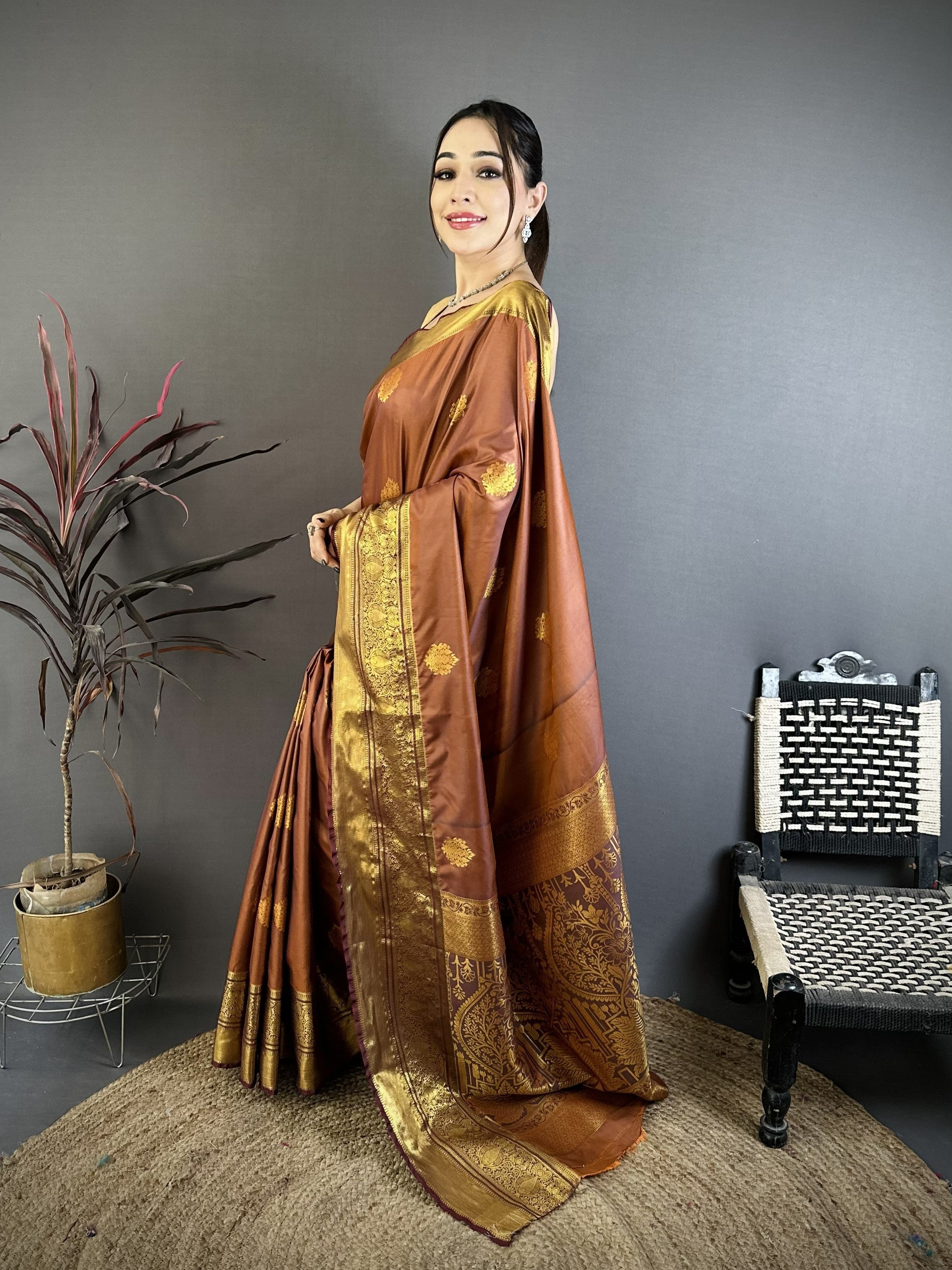 Raw Mango Soft Silk Saree