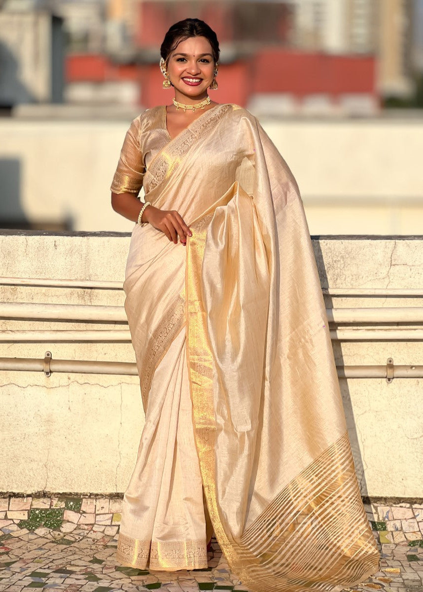 Traditional Tussar Silk Saree
