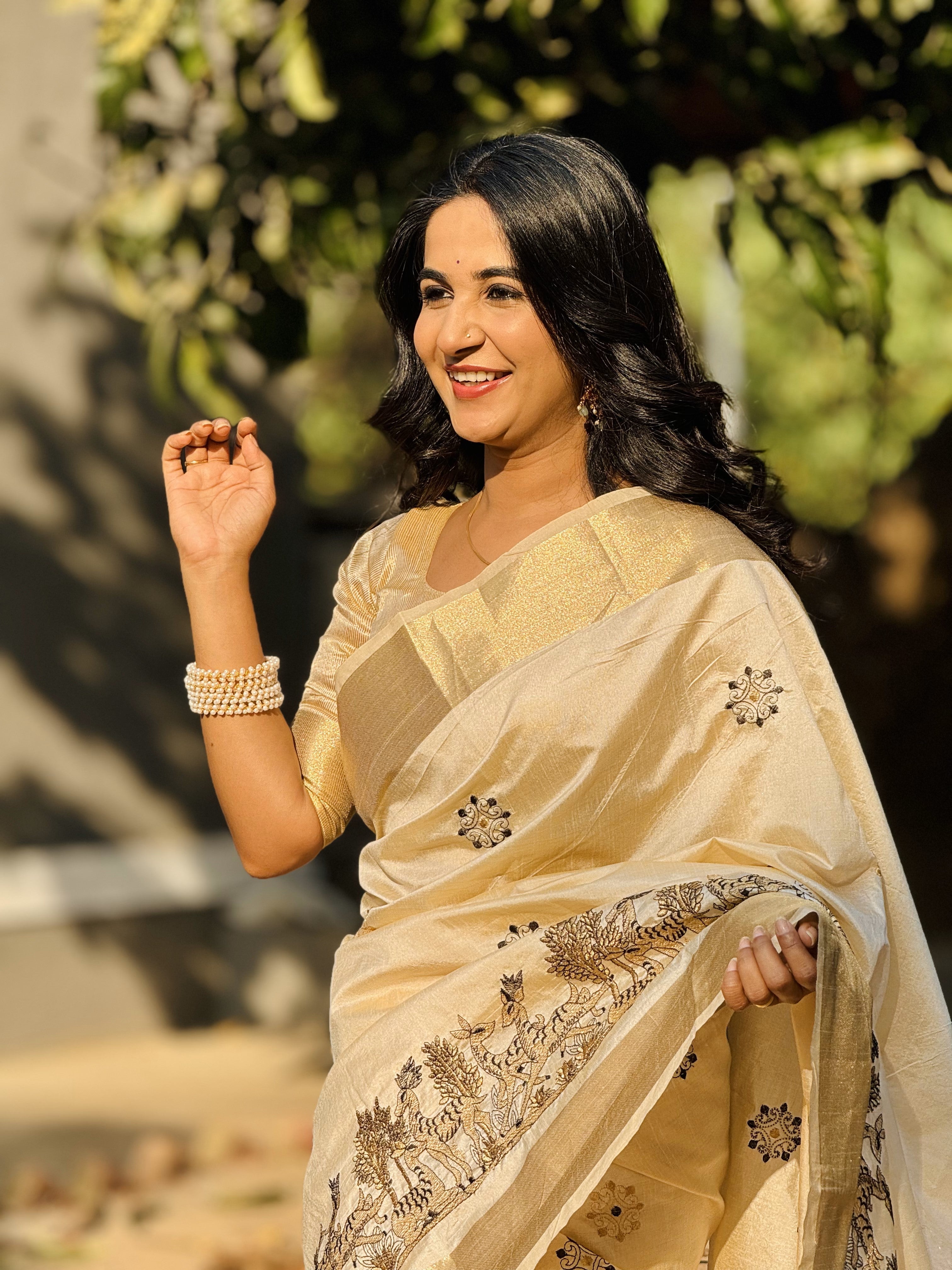 Traditional Tussar Silk Saree