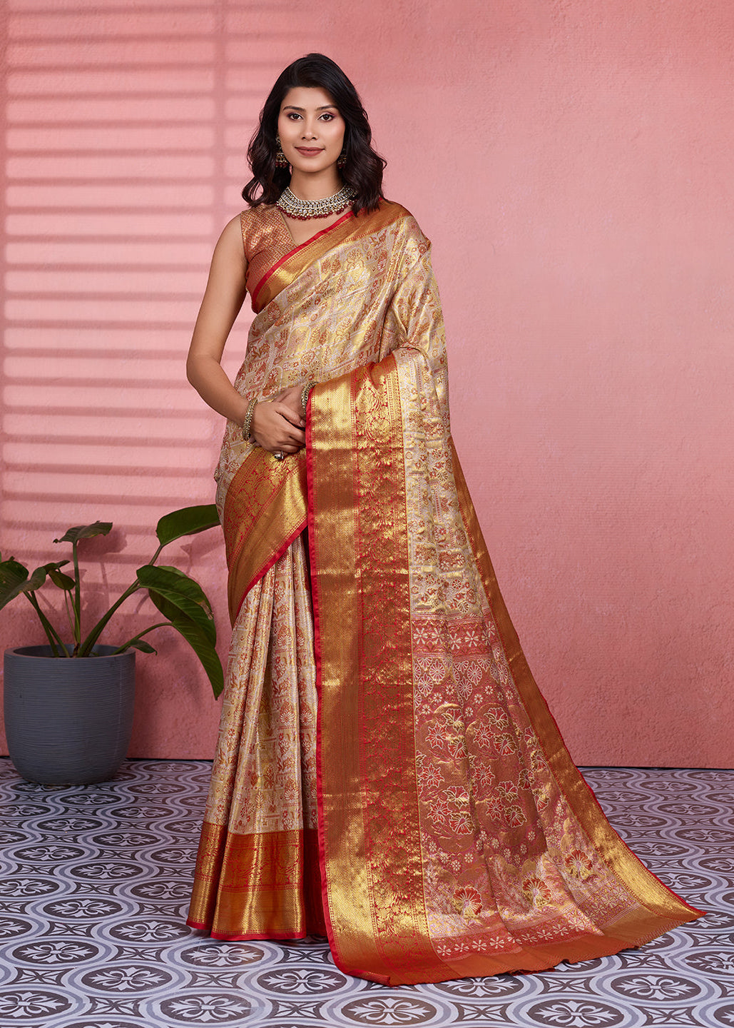 Wedding Wear Bridal Kanchipuram Silk Saree
