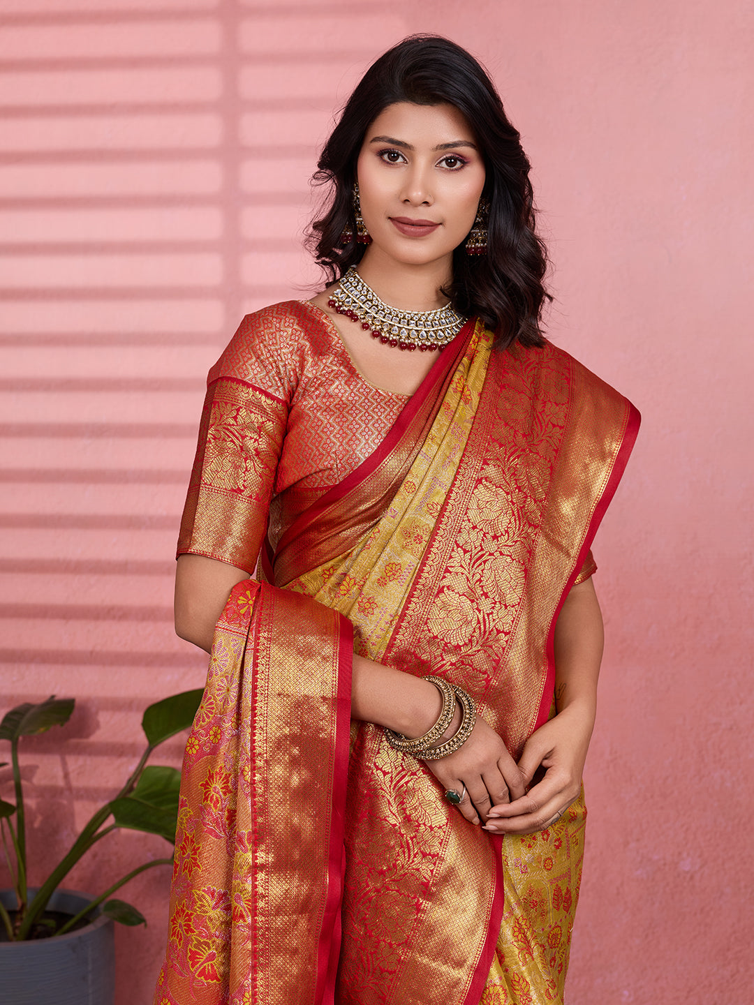 Wedding Wear Bridal Kanchipuram Silk Saree