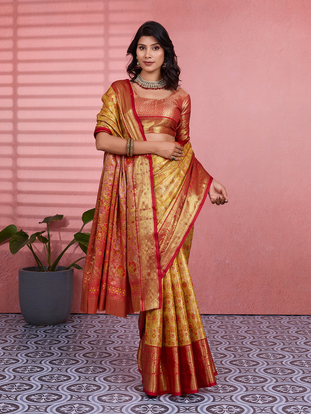 Wedding Wear Bridal Kanchipuram Silk Saree