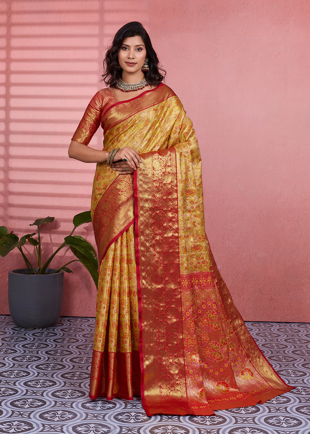 Wedding Wear Bridal Kanchipuram Silk Saree