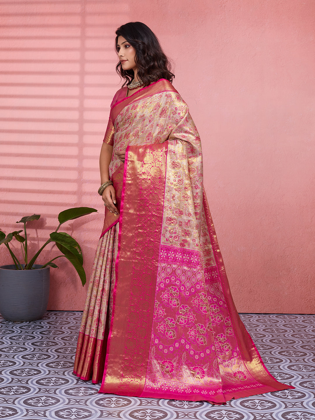Wedding Wear Bridal Kanchipuram Silk Saree