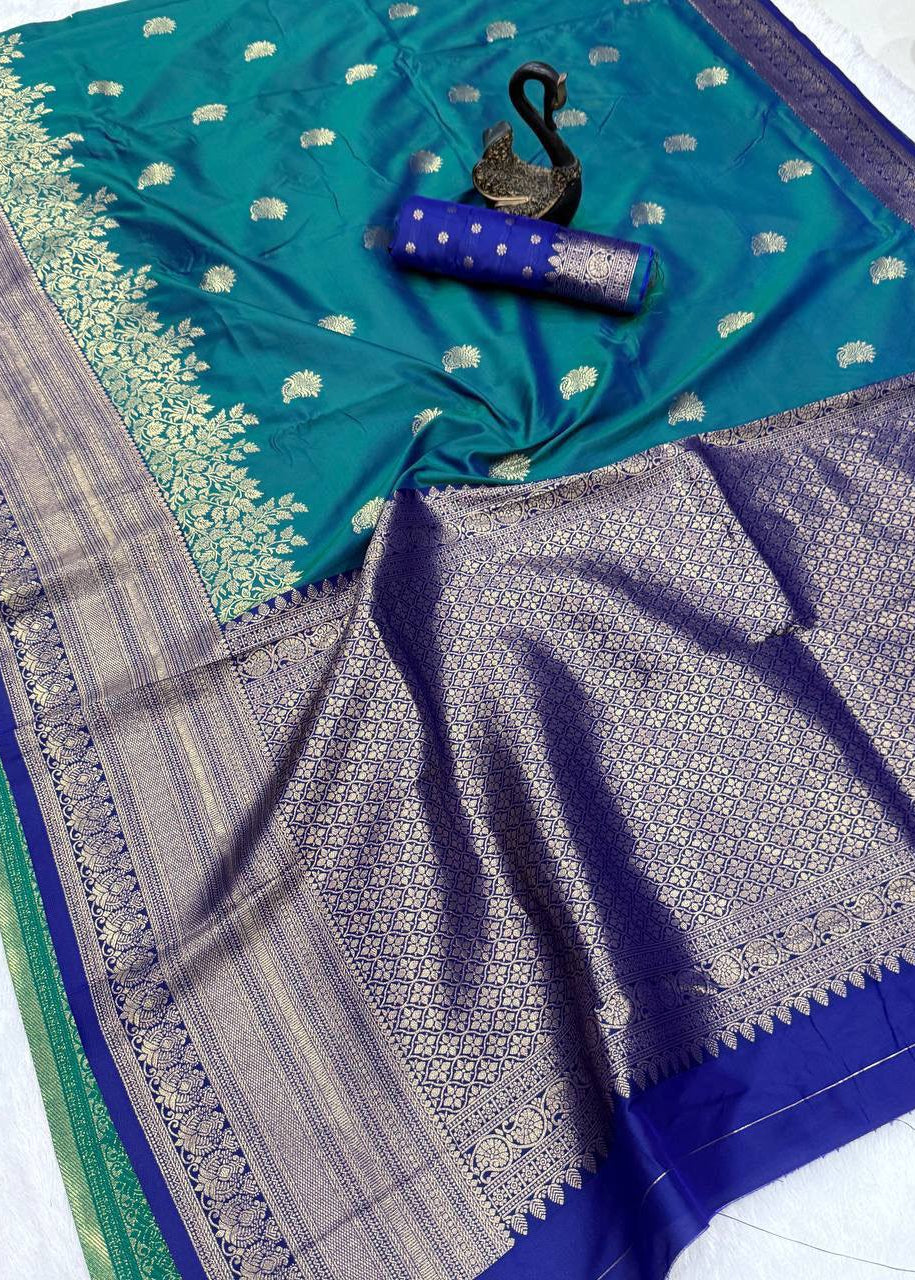 Wedding Wear Kanijivaram Soft Silk Saree