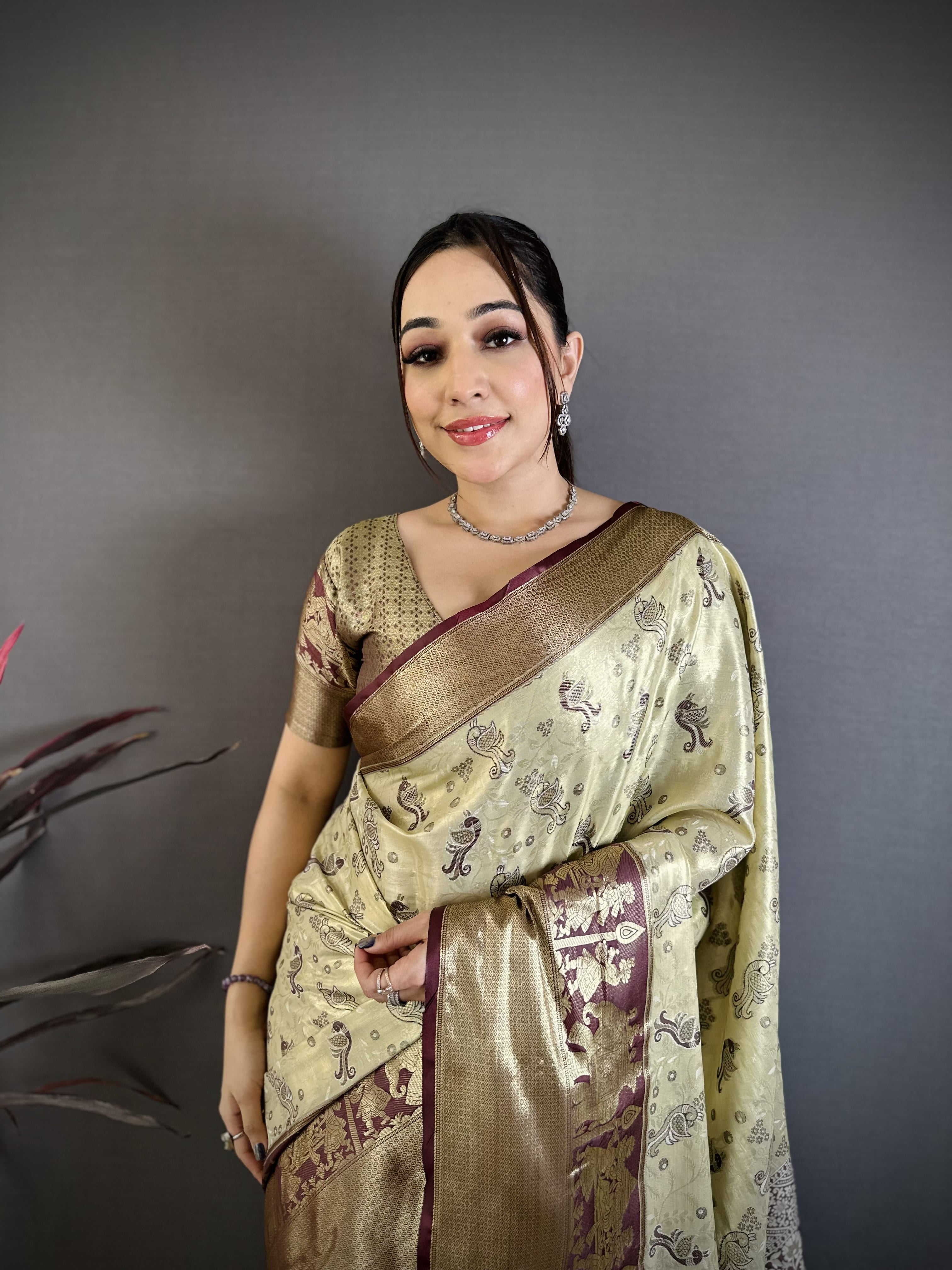 Wedding Wear Peacock Kanjivaram Silk Saree