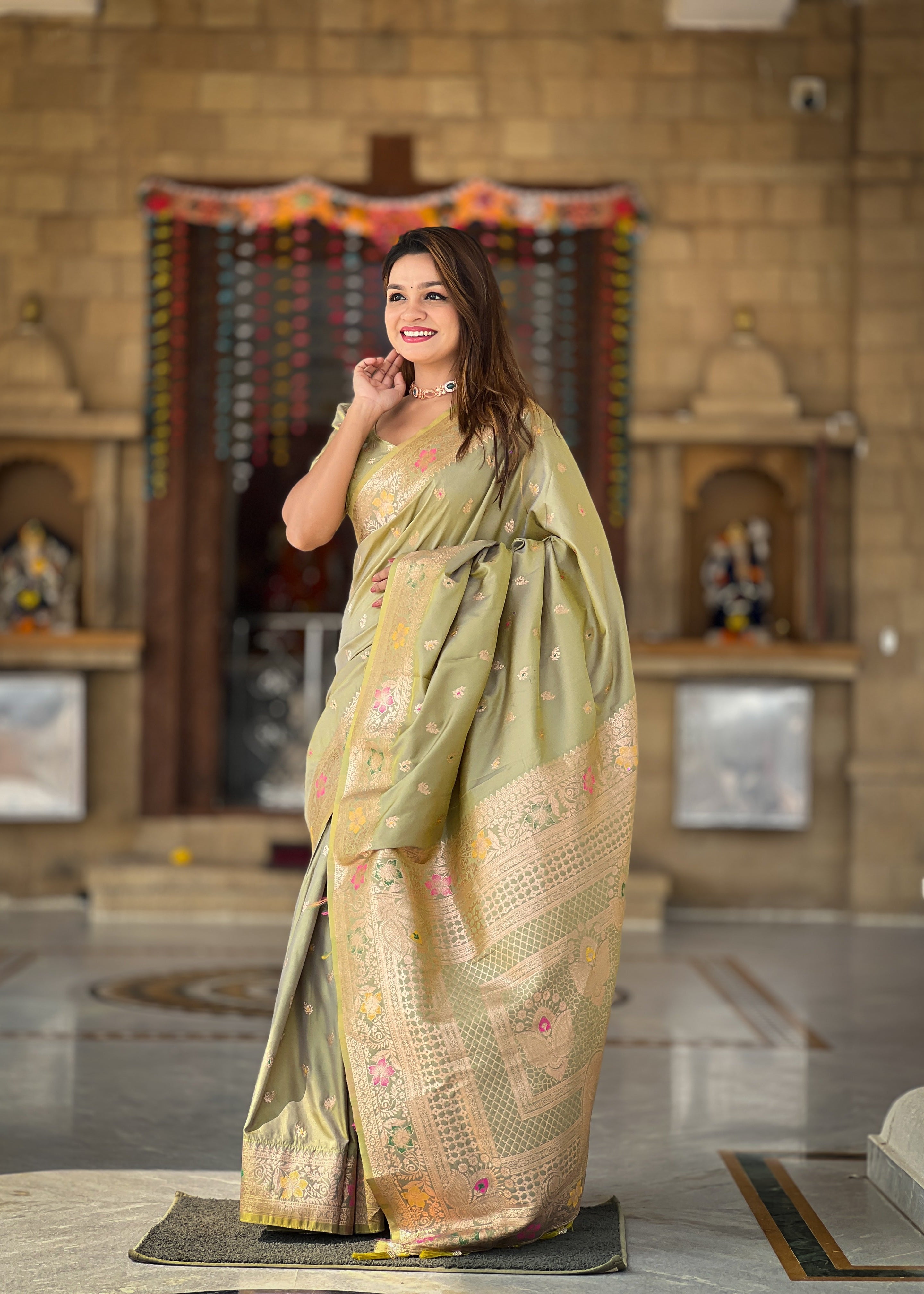 Wedding Wear Soft Banarasi Silk Saree