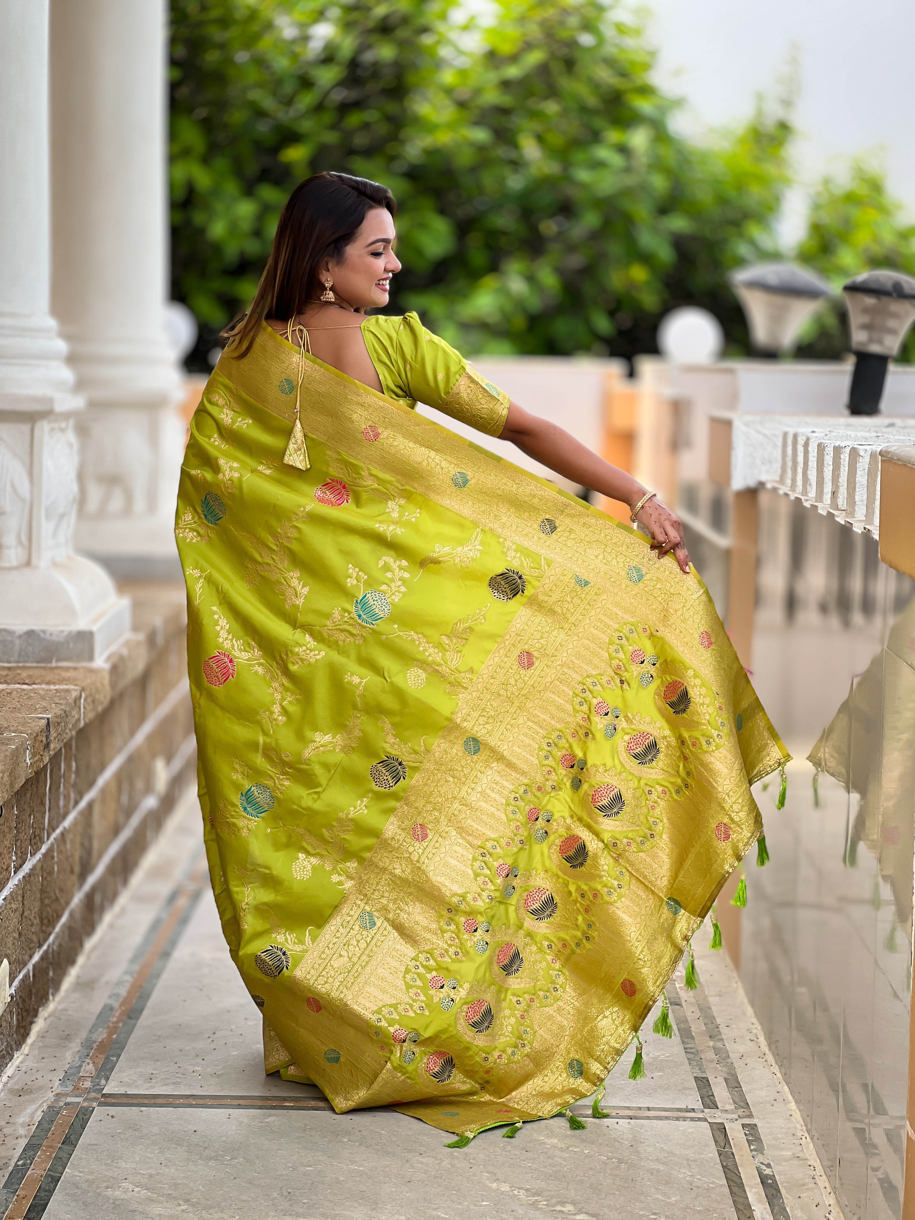 Wedding Wear Soft Banarasi Silk Saree