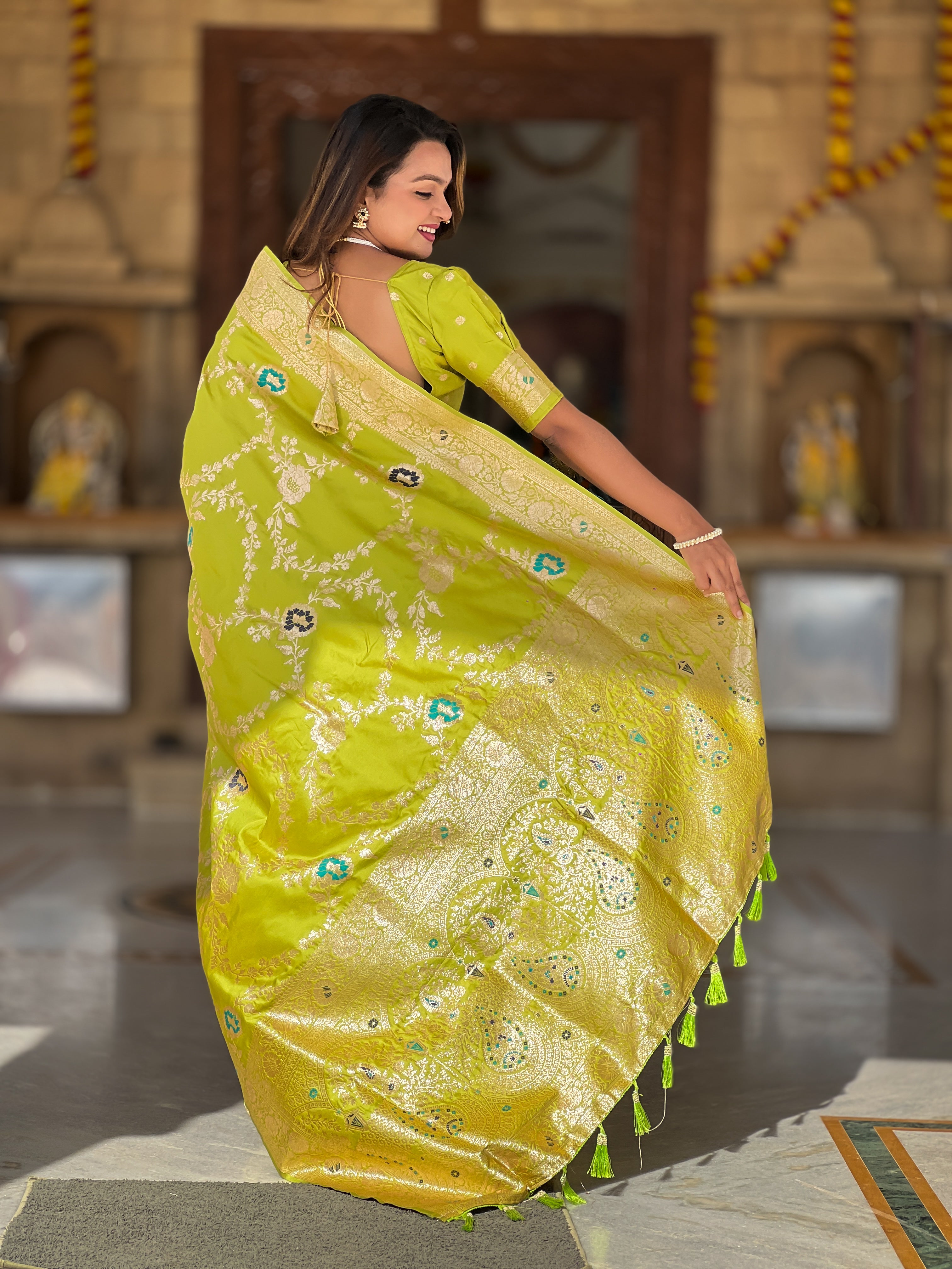Wedding Wear Soft Banarasi Silk Saree