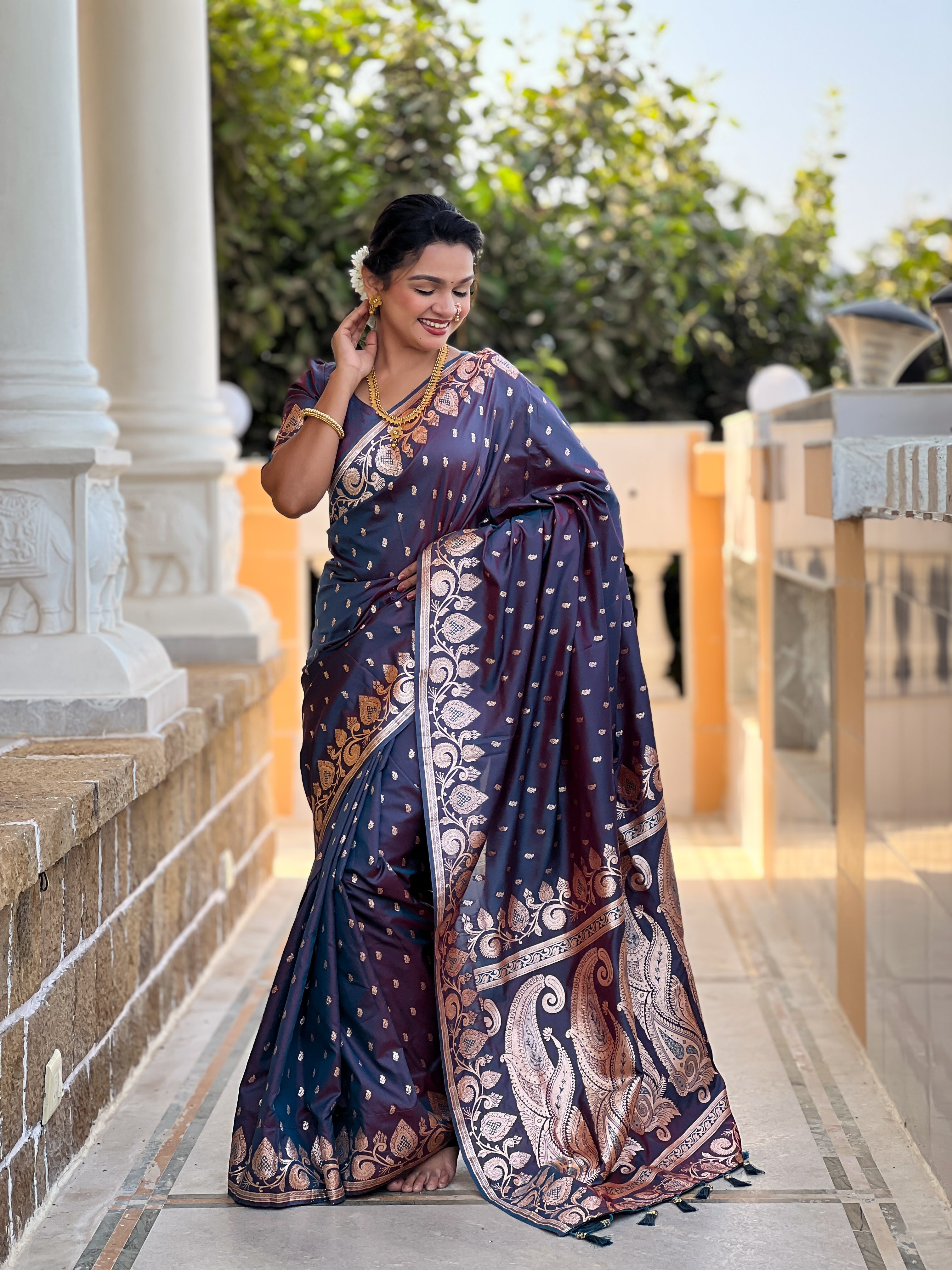Wedding Wear Soft Banarasi Silk Saree
