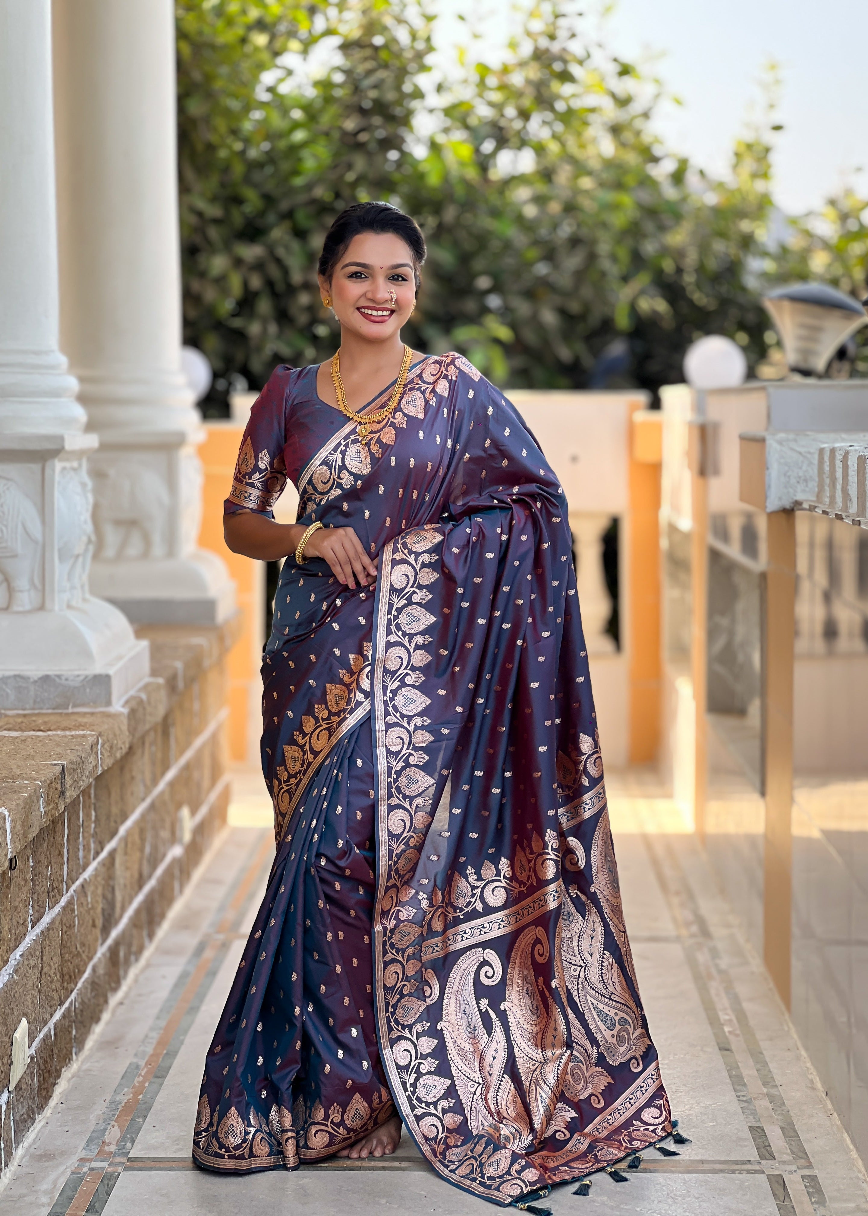 Wedding Wear Soft Banarasi Silk Saree