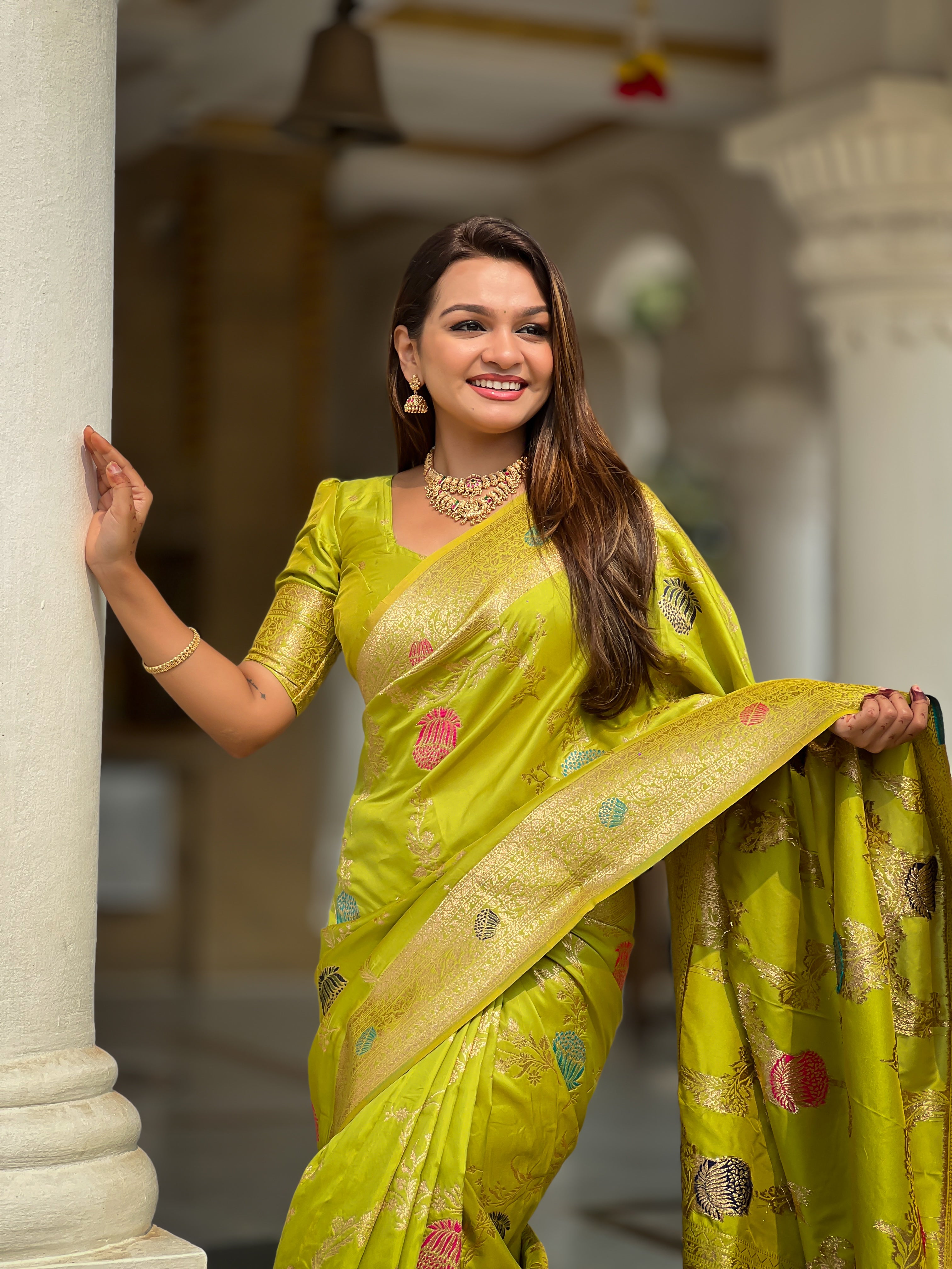 Wedding Wear Soft Banarasi Silk Saree