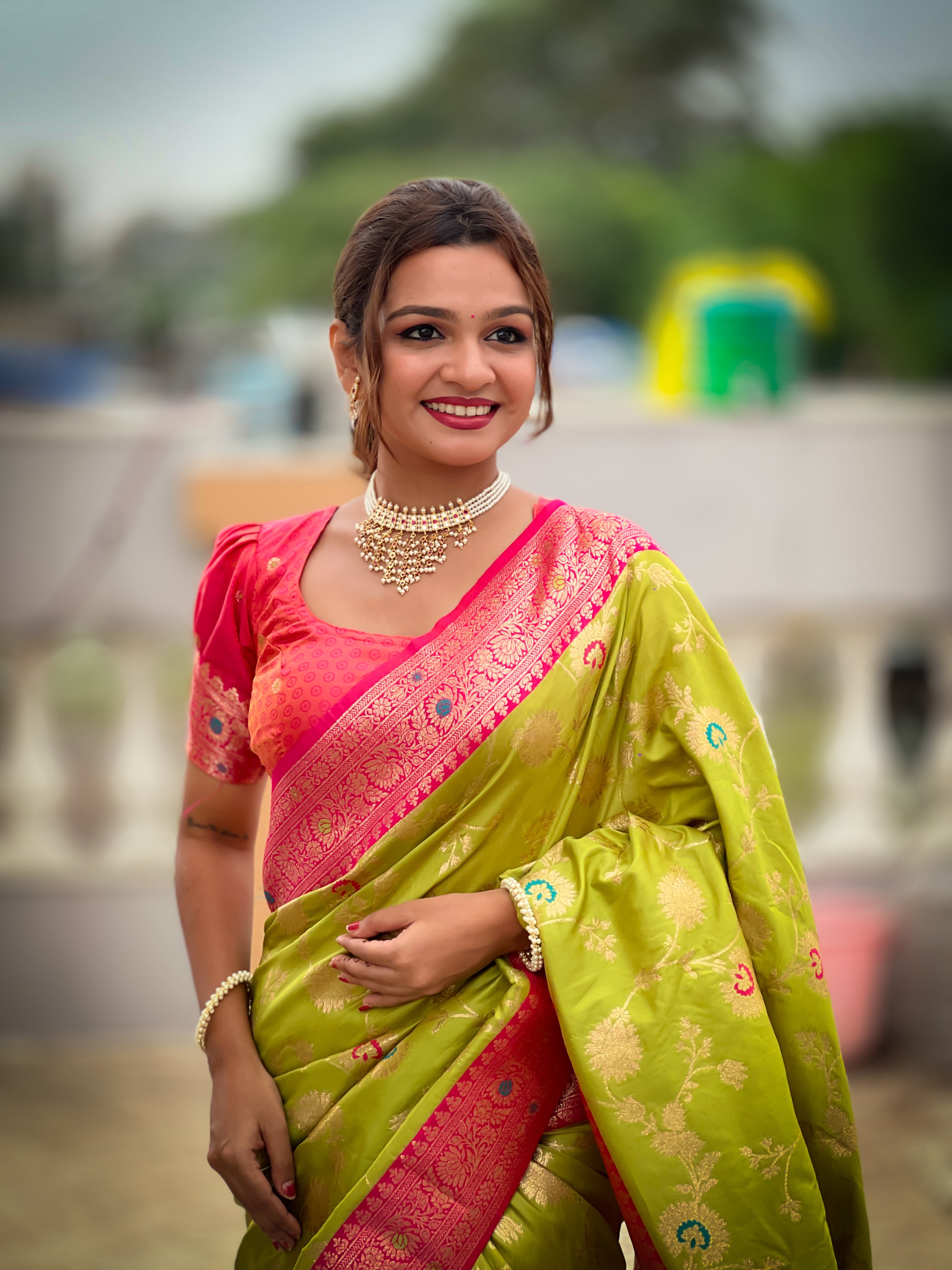 Wedding Wear Soft Banarasi Silk Saree