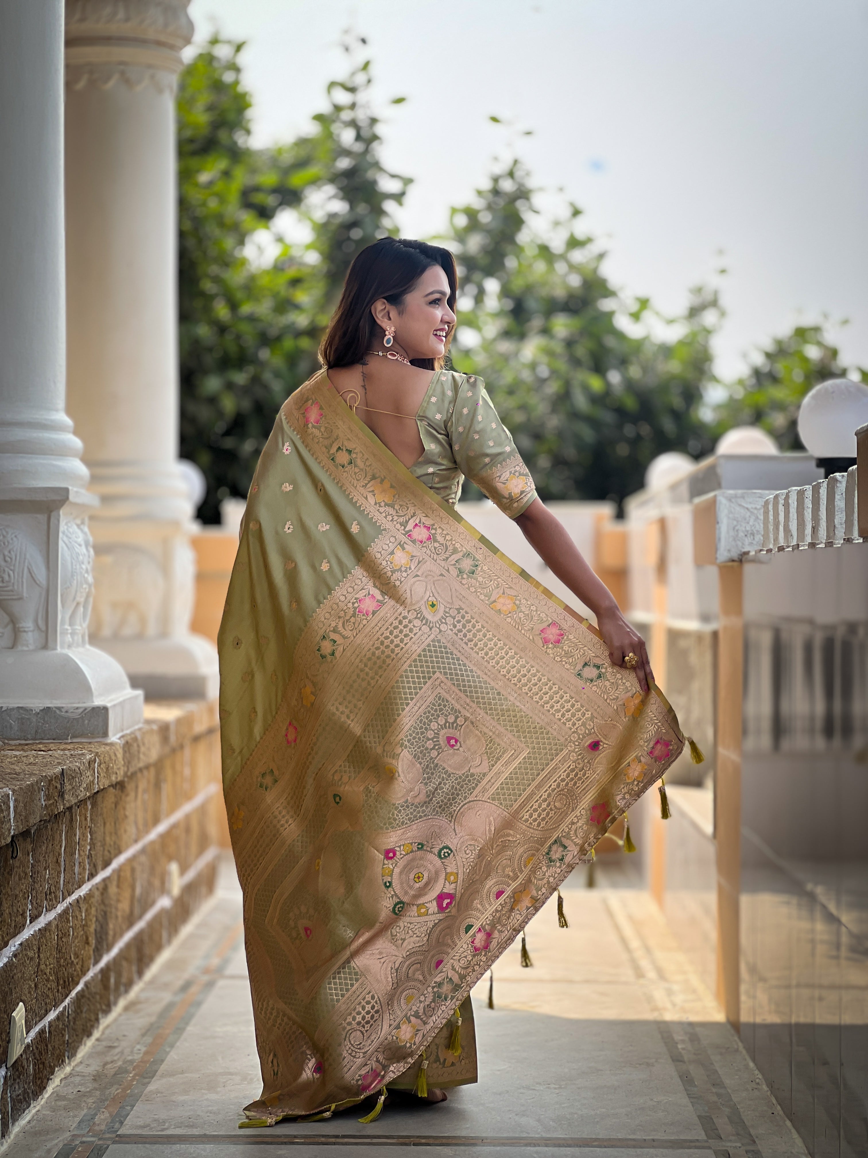 Wedding Wear Soft Banarasi Silk Saree