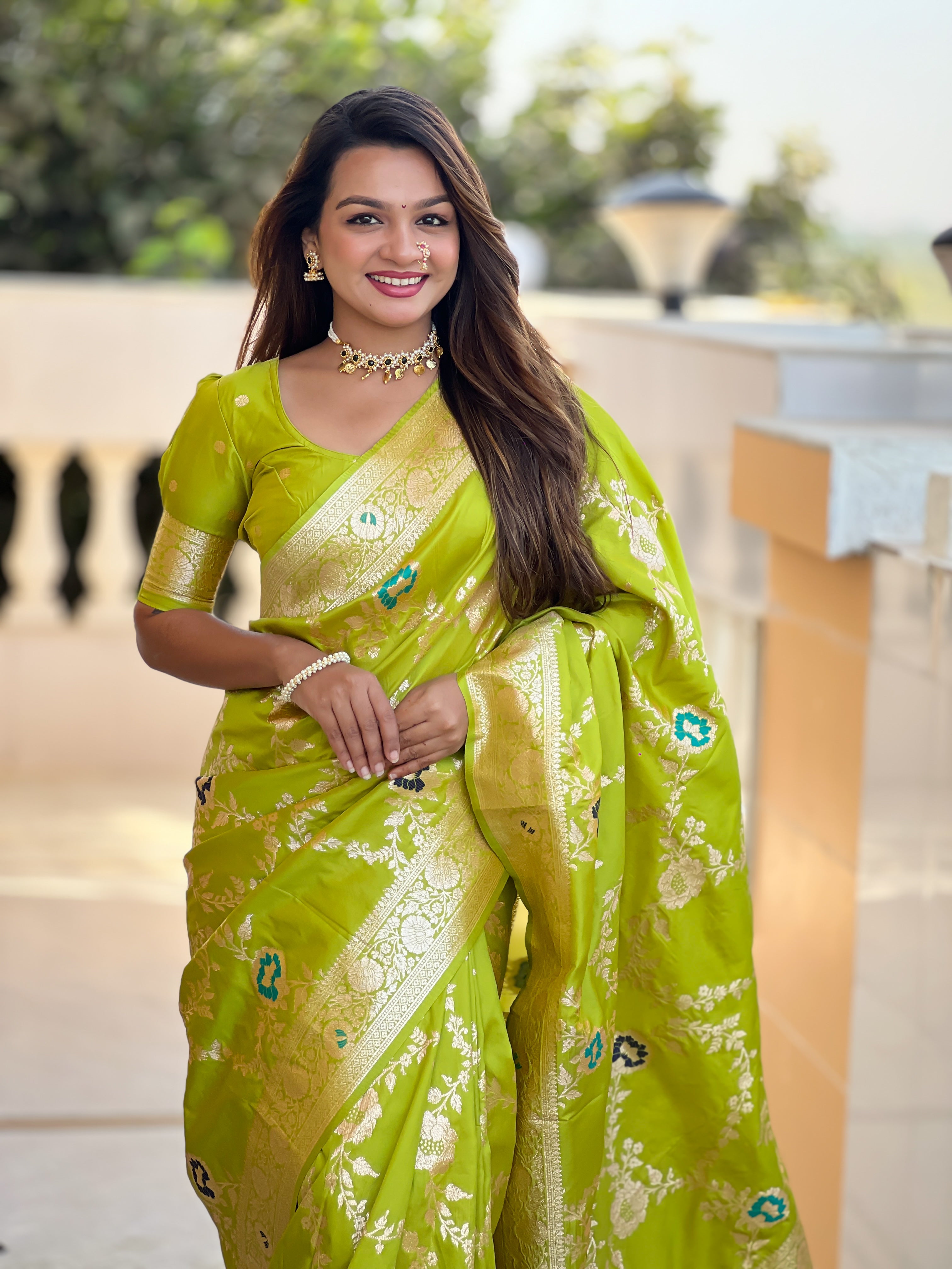 Wedding Wear Soft Banarasi Silk Saree