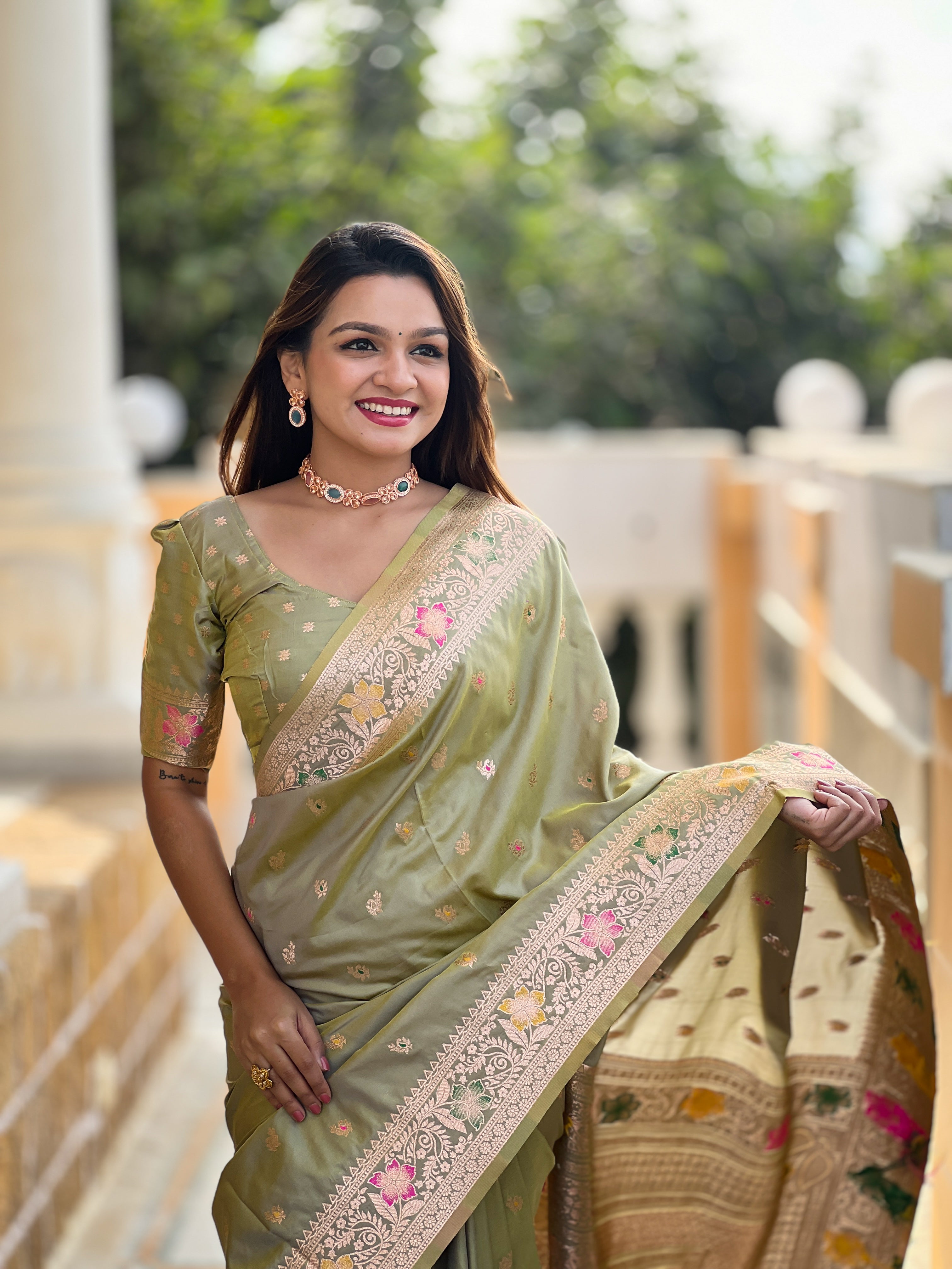 Wedding Wear Soft Banarasi Silk Saree