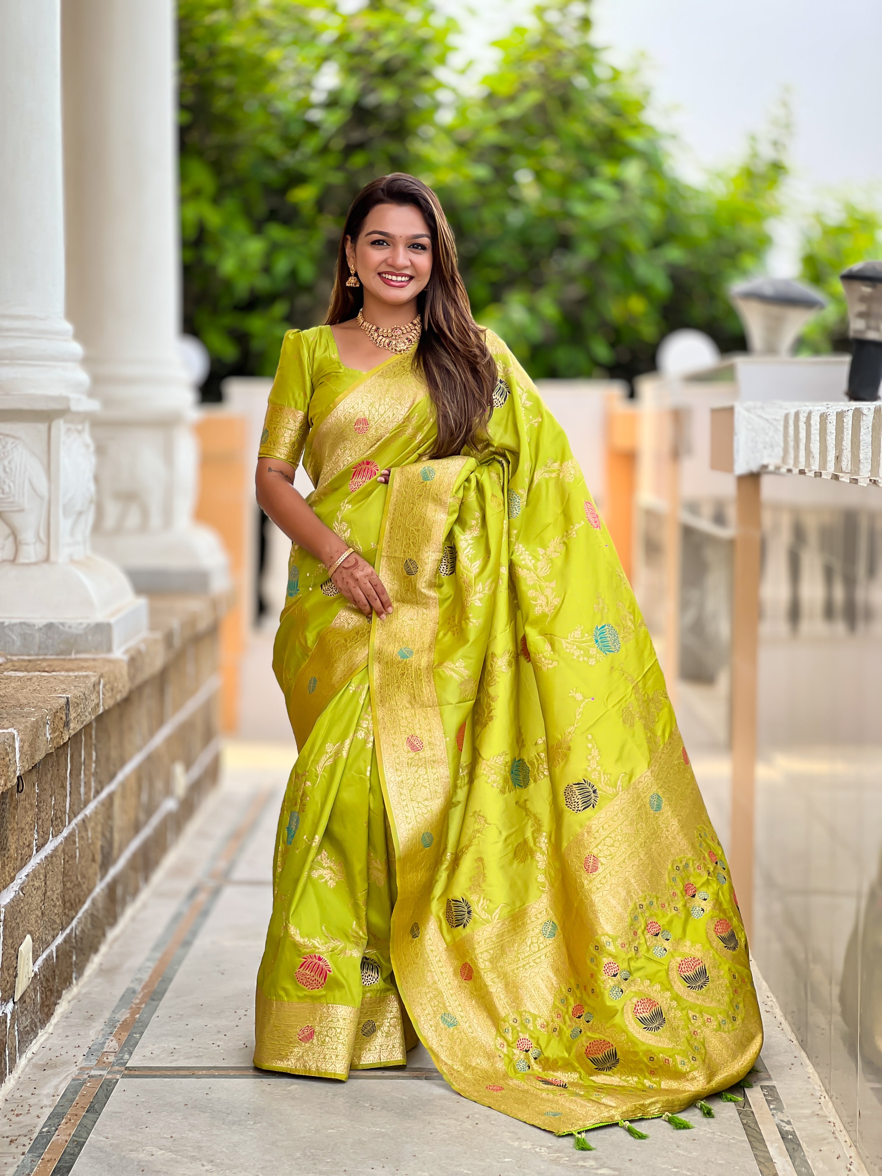 Wedding Wear Soft Banarasi Silk Saree