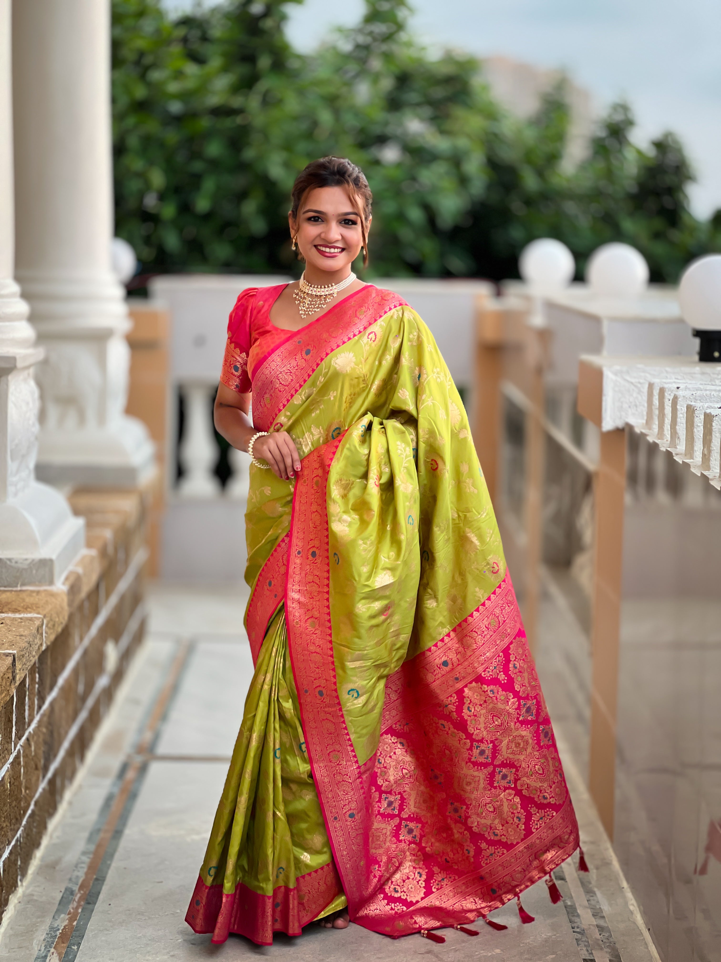 Wedding Wear Soft Banarasi Silk Saree