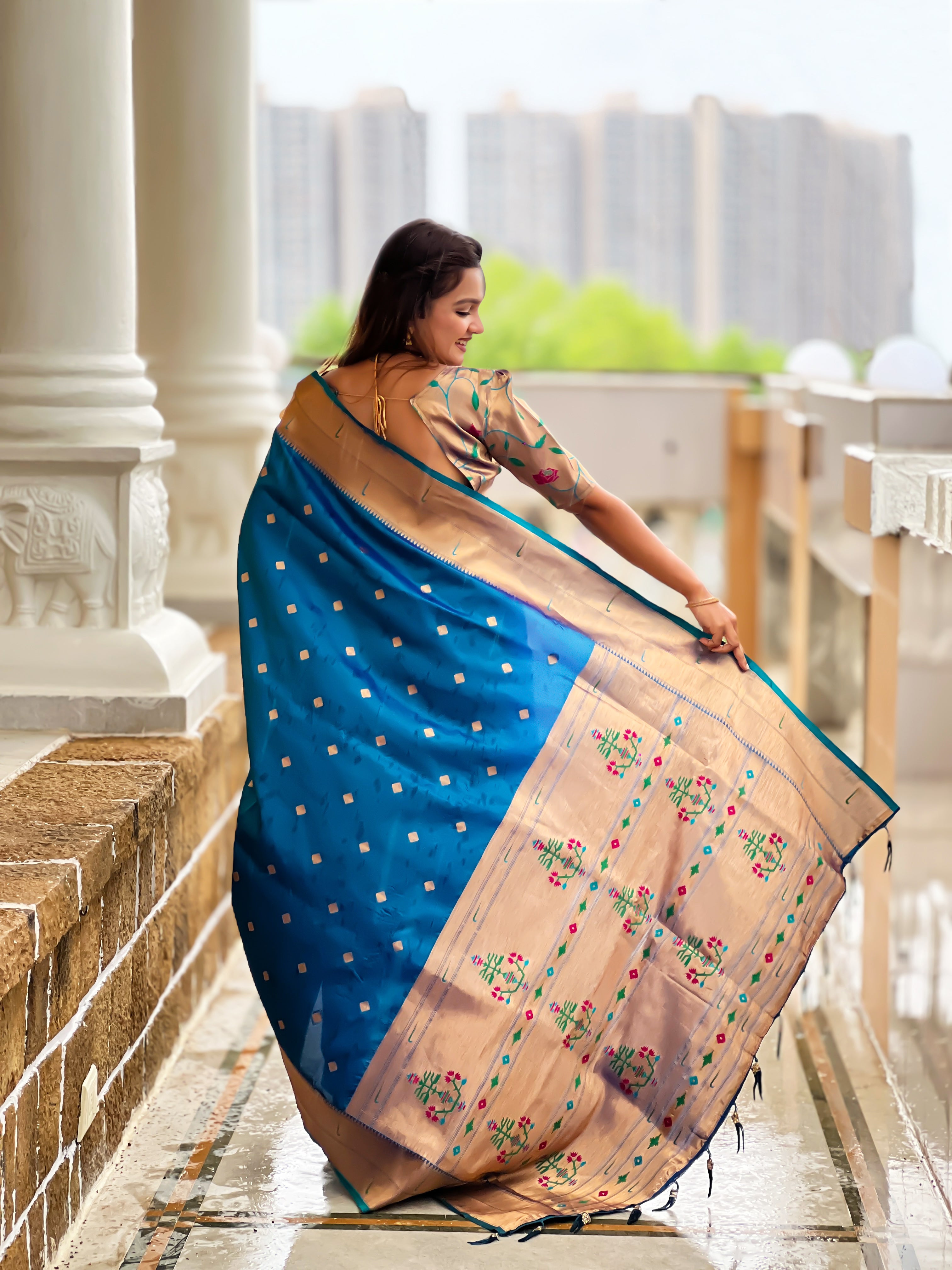Wedding Wear Soft Paithani Silk Saree