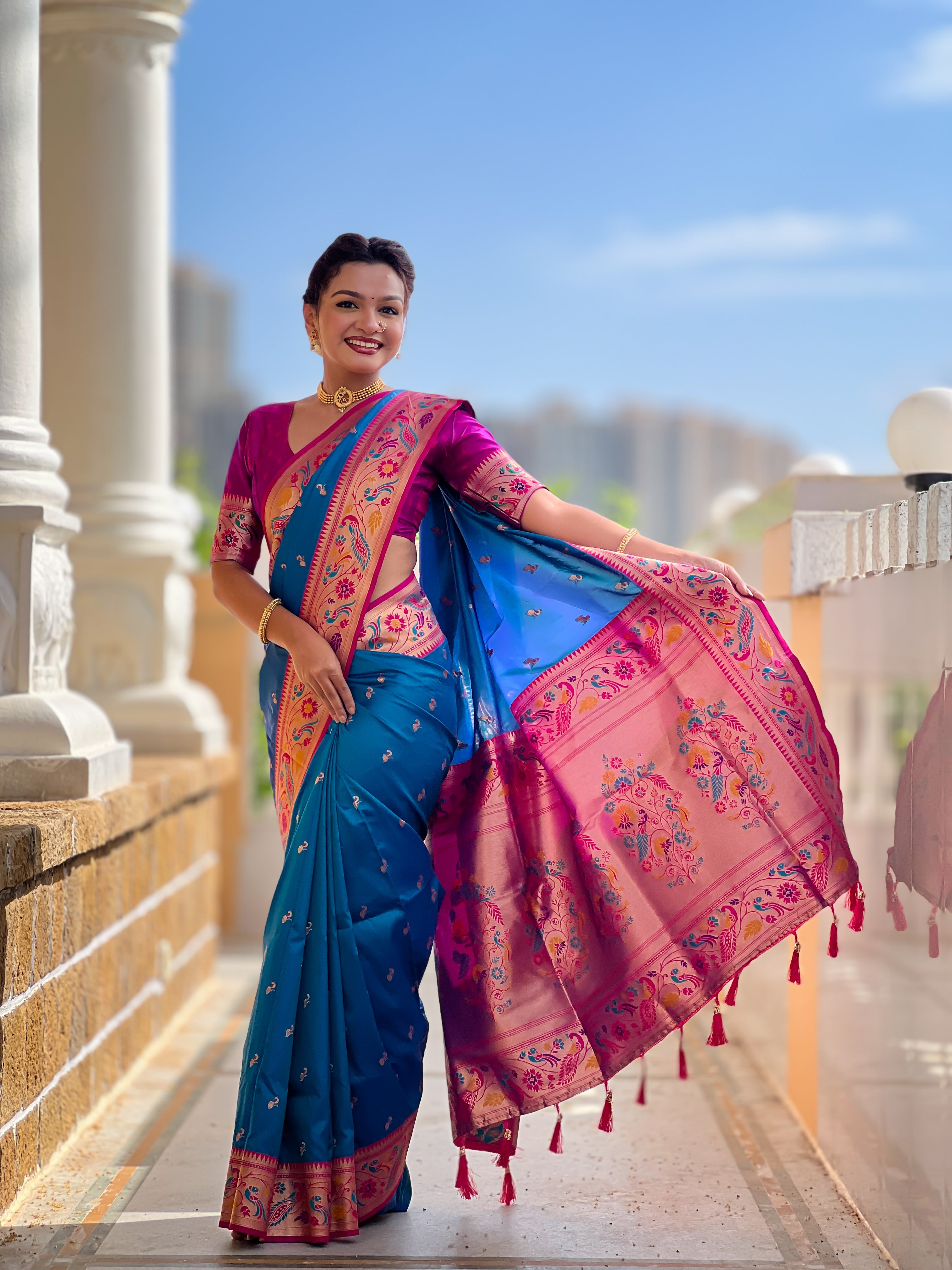 Wedding Wear Soft Paithani Silk Saree