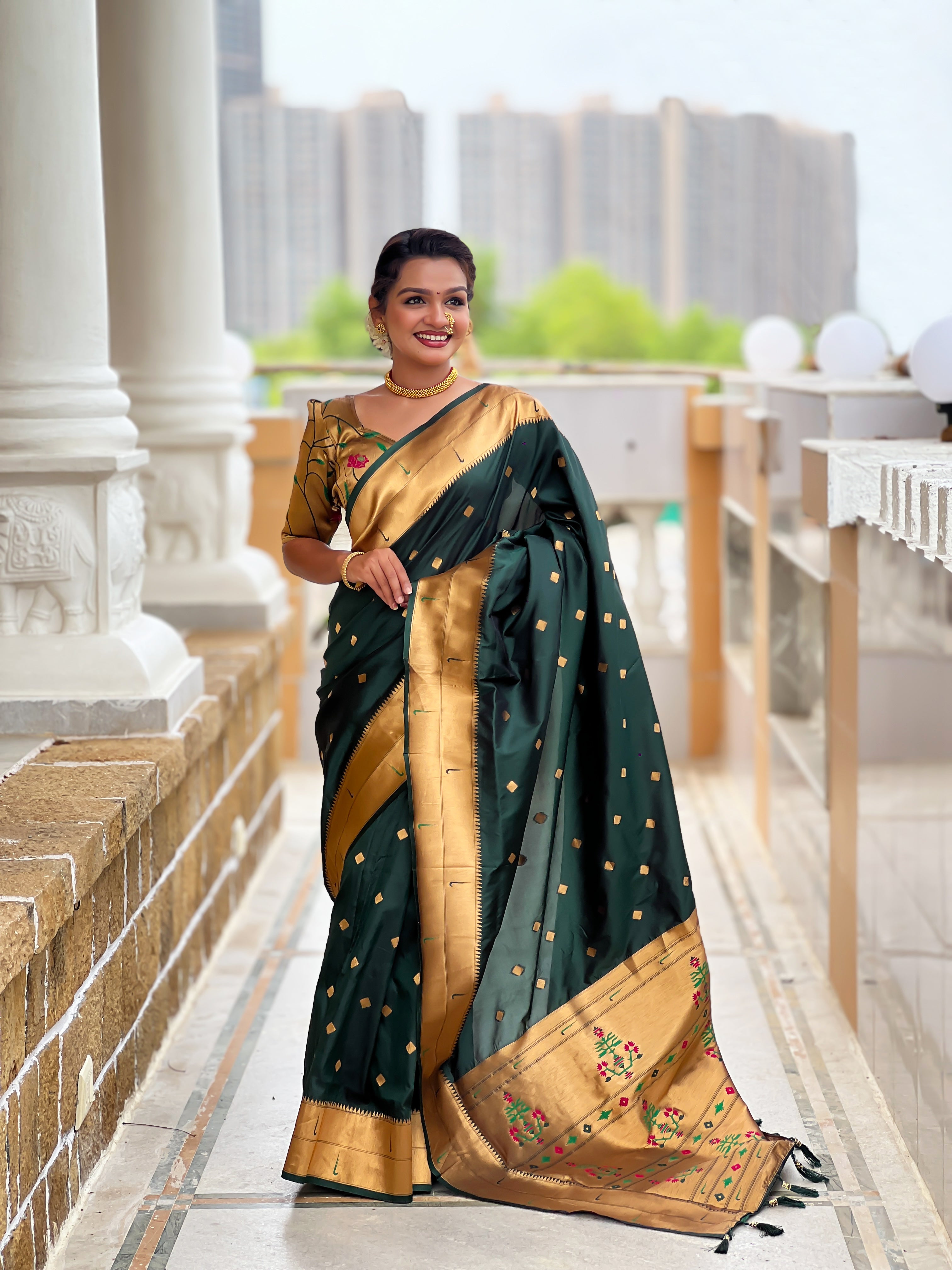 Wedding Wear Soft Paithani Silk Saree