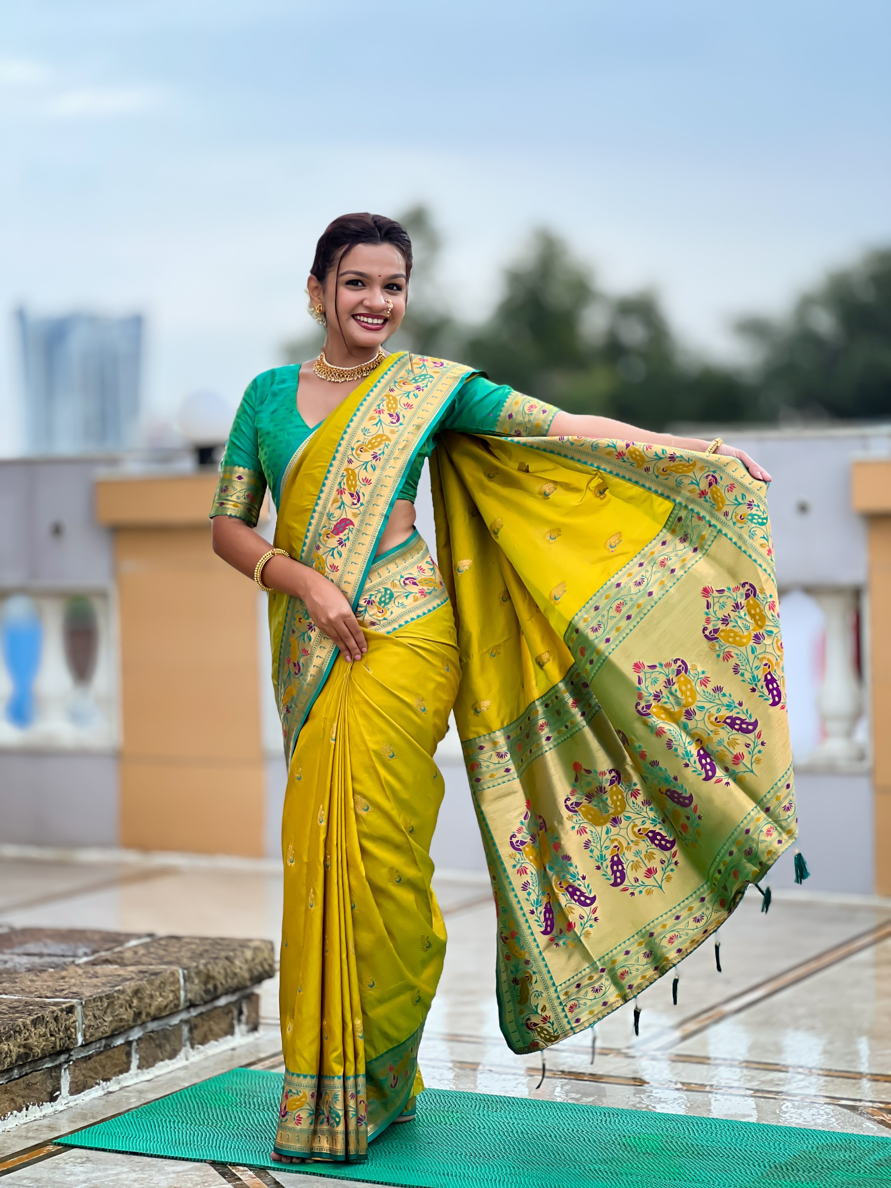 Wedding Wear Soft Paithani Silk Saree