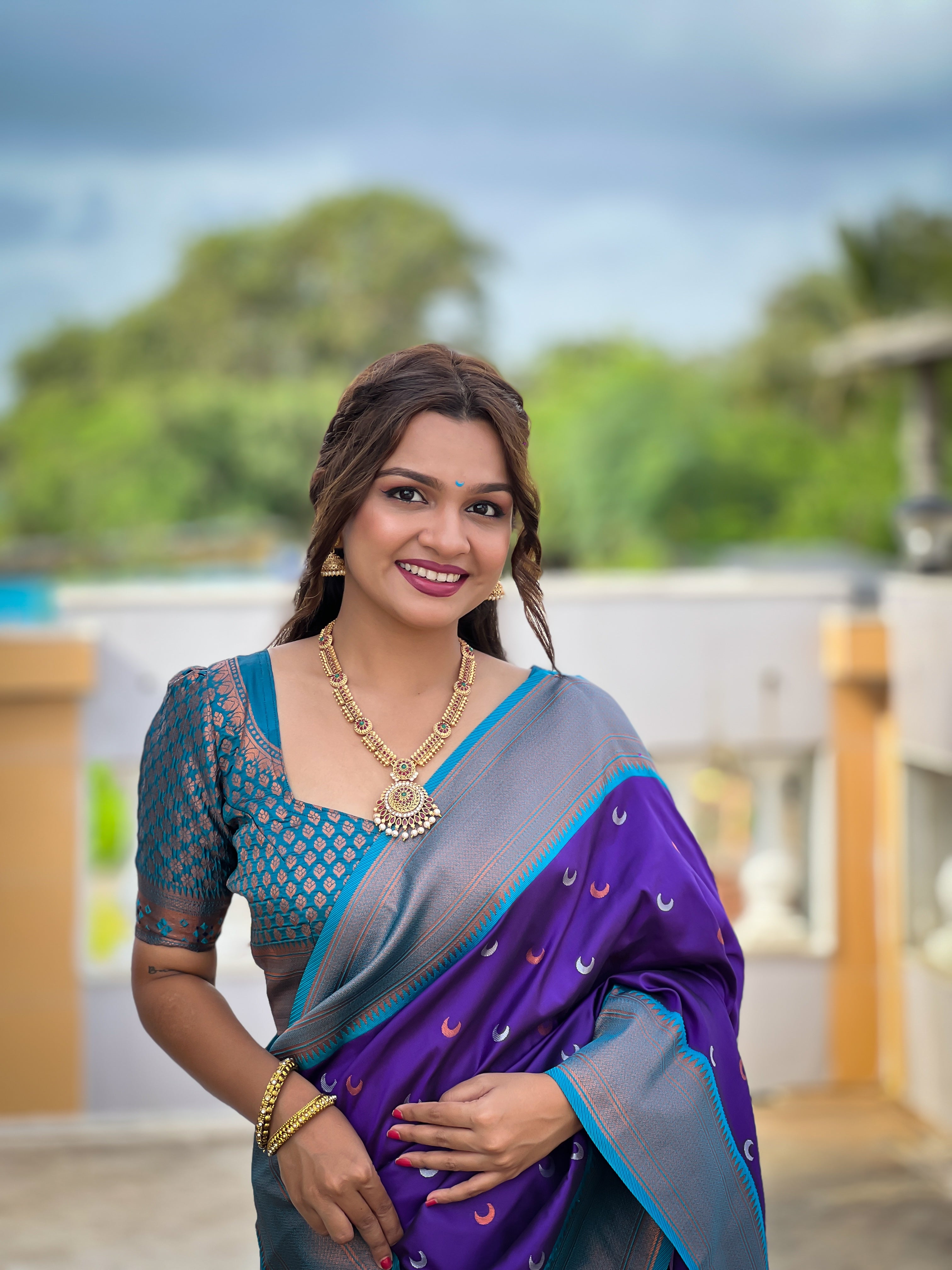 Wedding Wear Soft Paithani Silk Saree