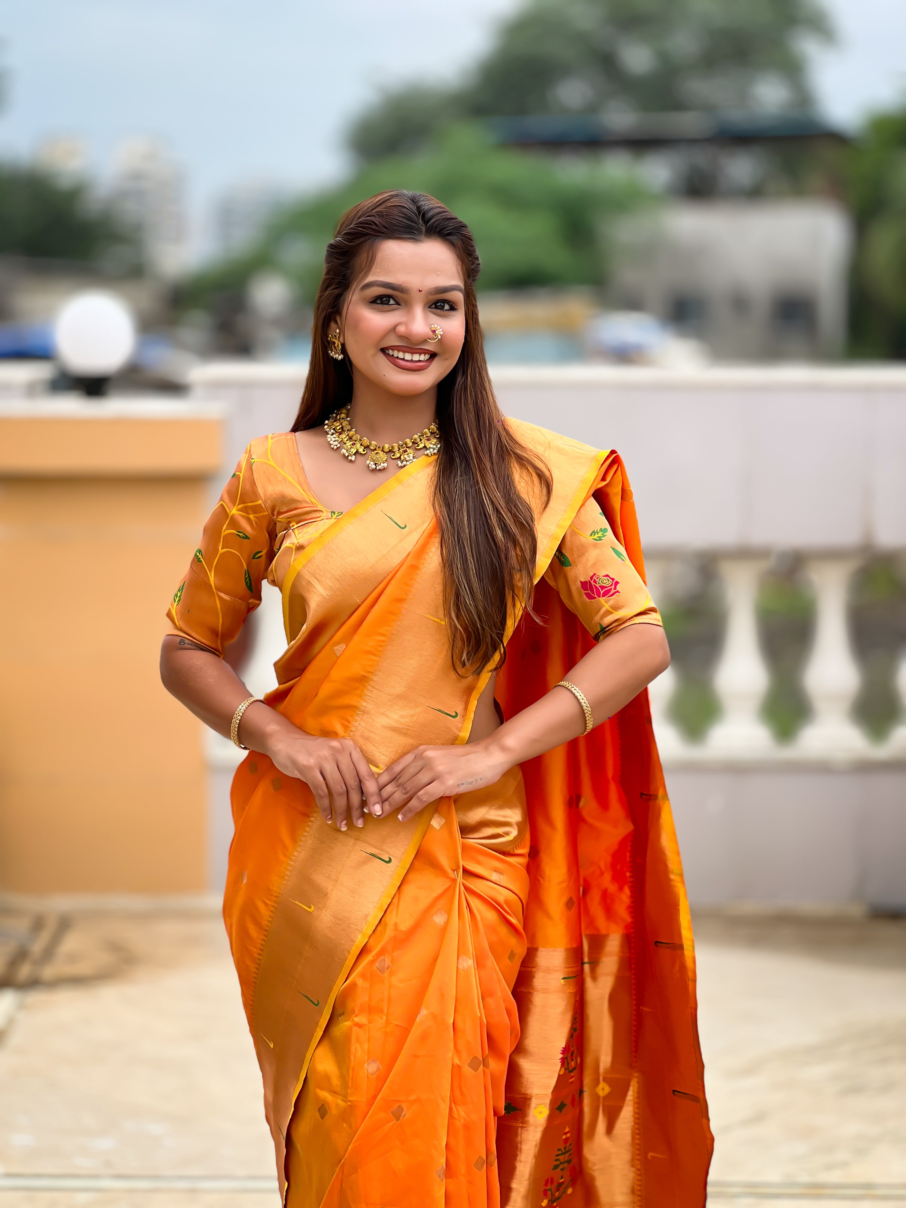 Wedding Wear Soft Paithani Silk Saree