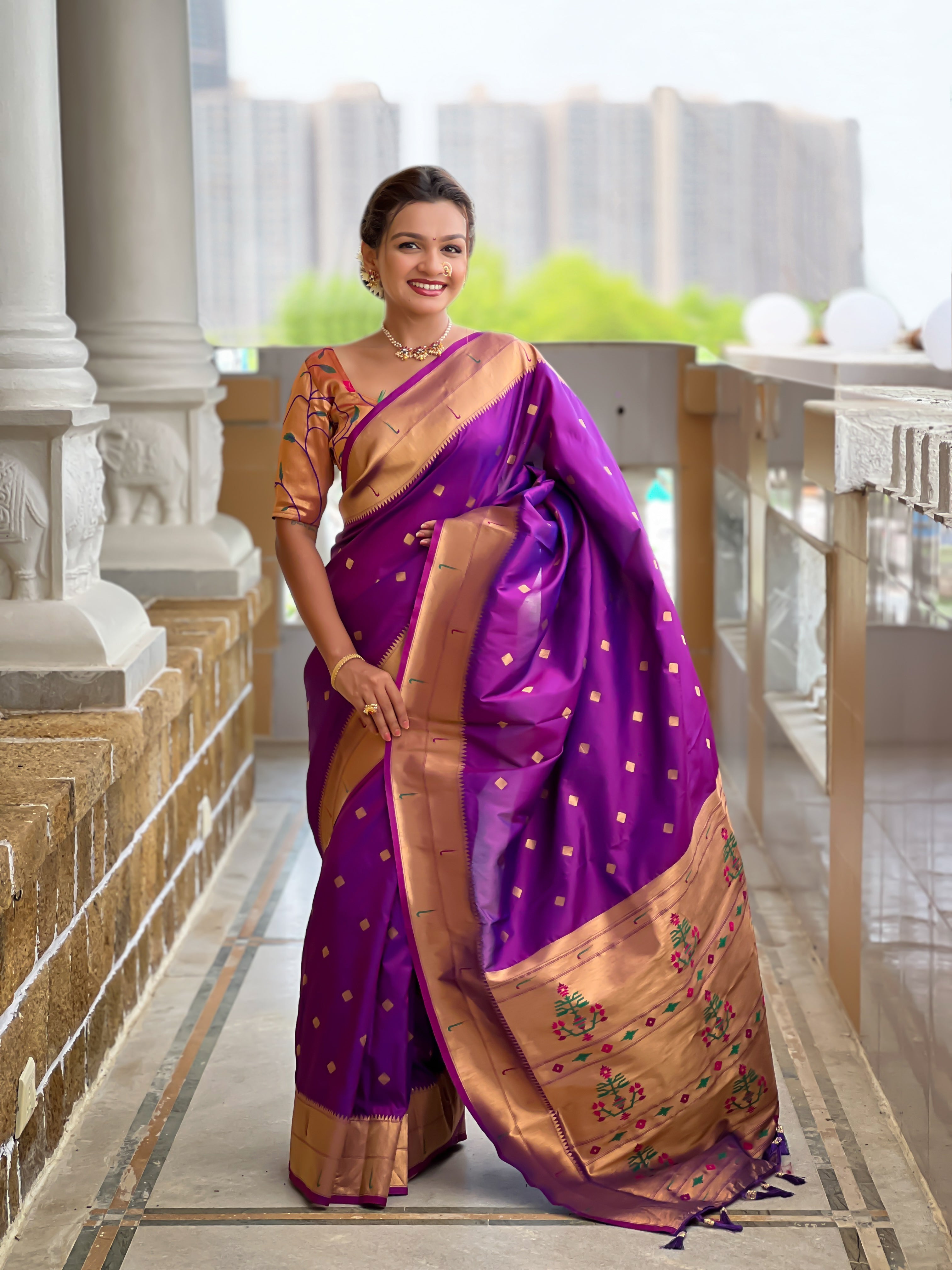 Wedding Wear Soft Paithani Silk Saree