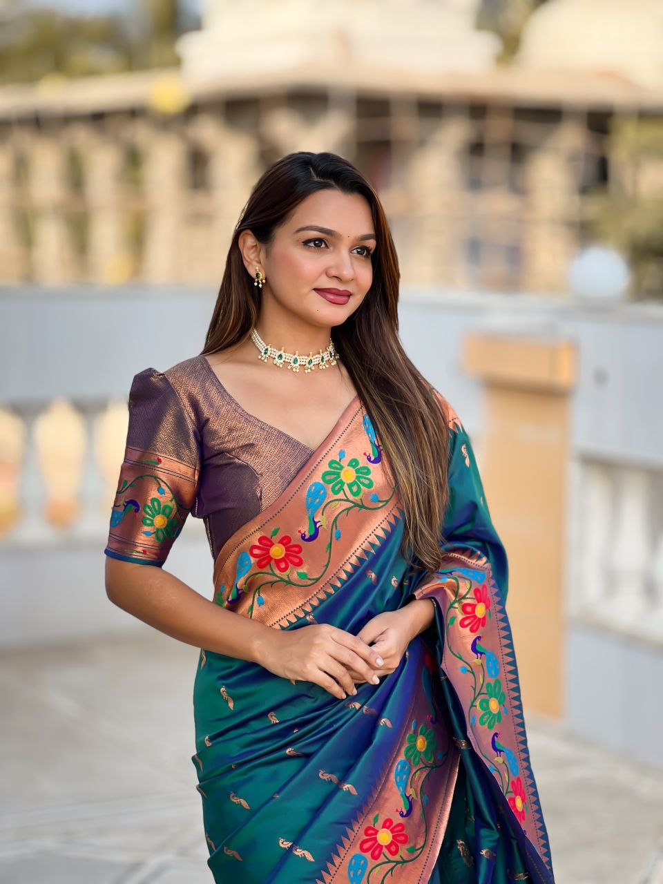 Wedding Wear Soft Paithani Silk Saree