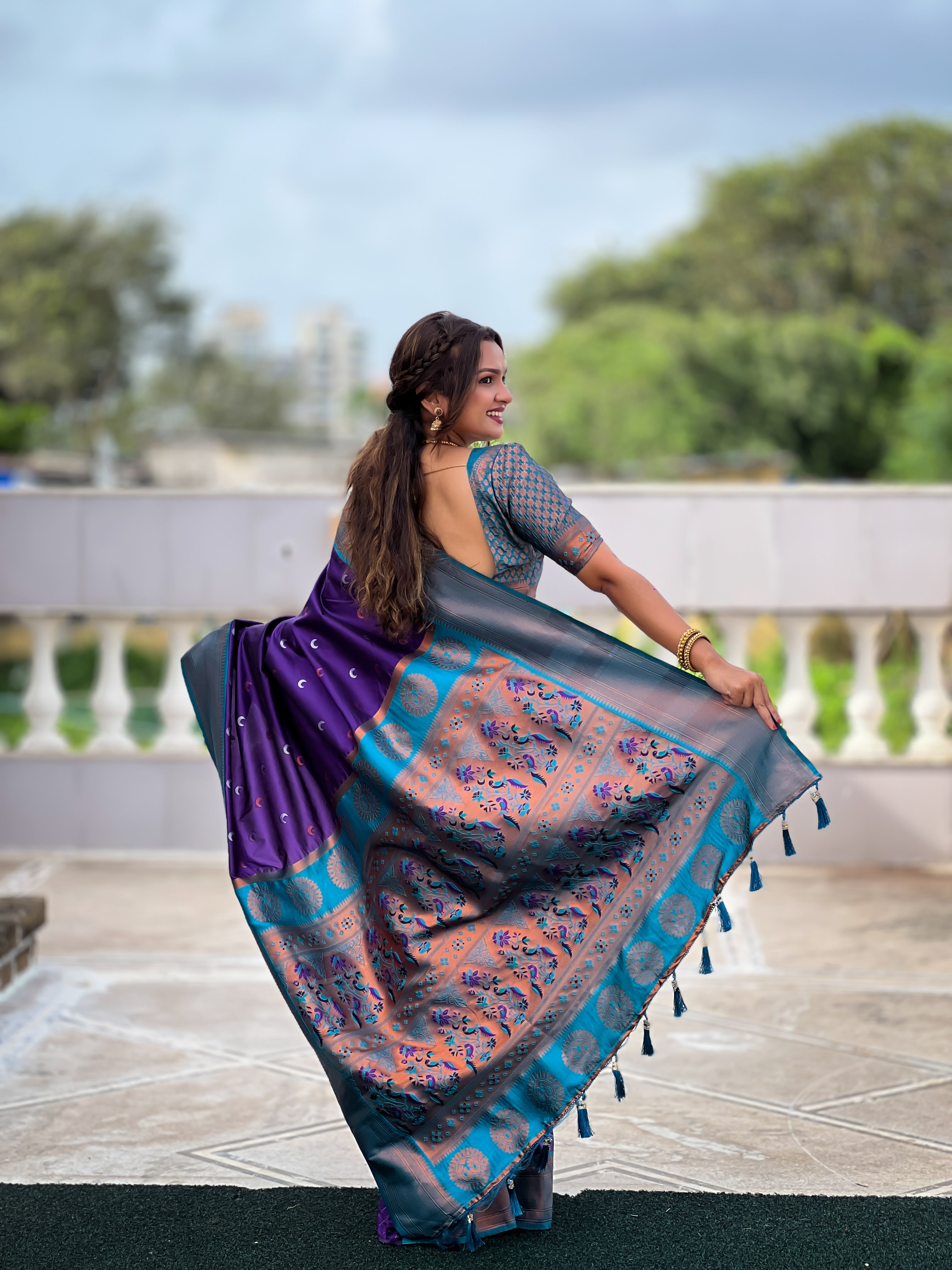 Wedding Wear Soft Paithani Silk Saree
