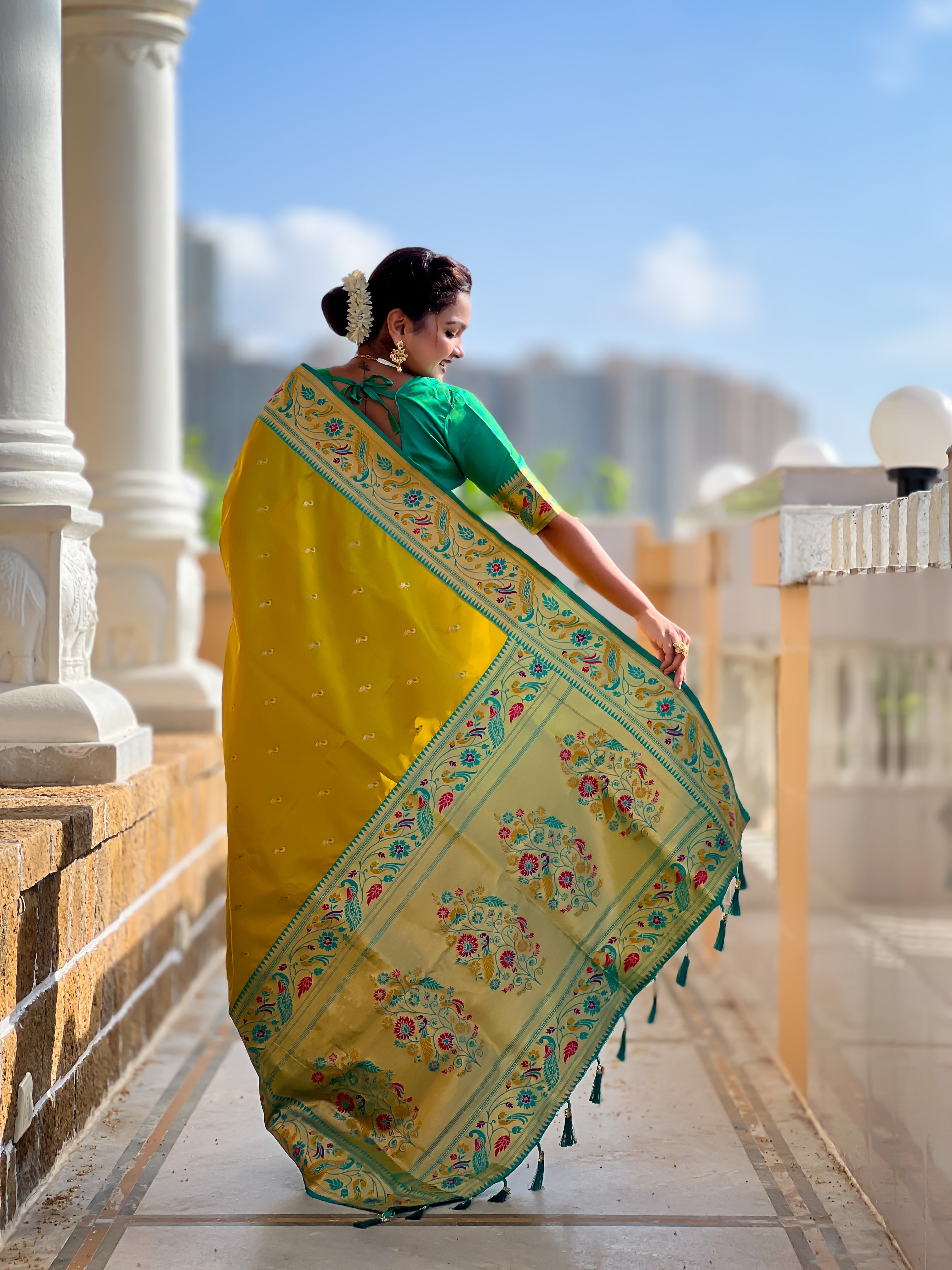 Wedding Wear Soft Paithani Silk Saree