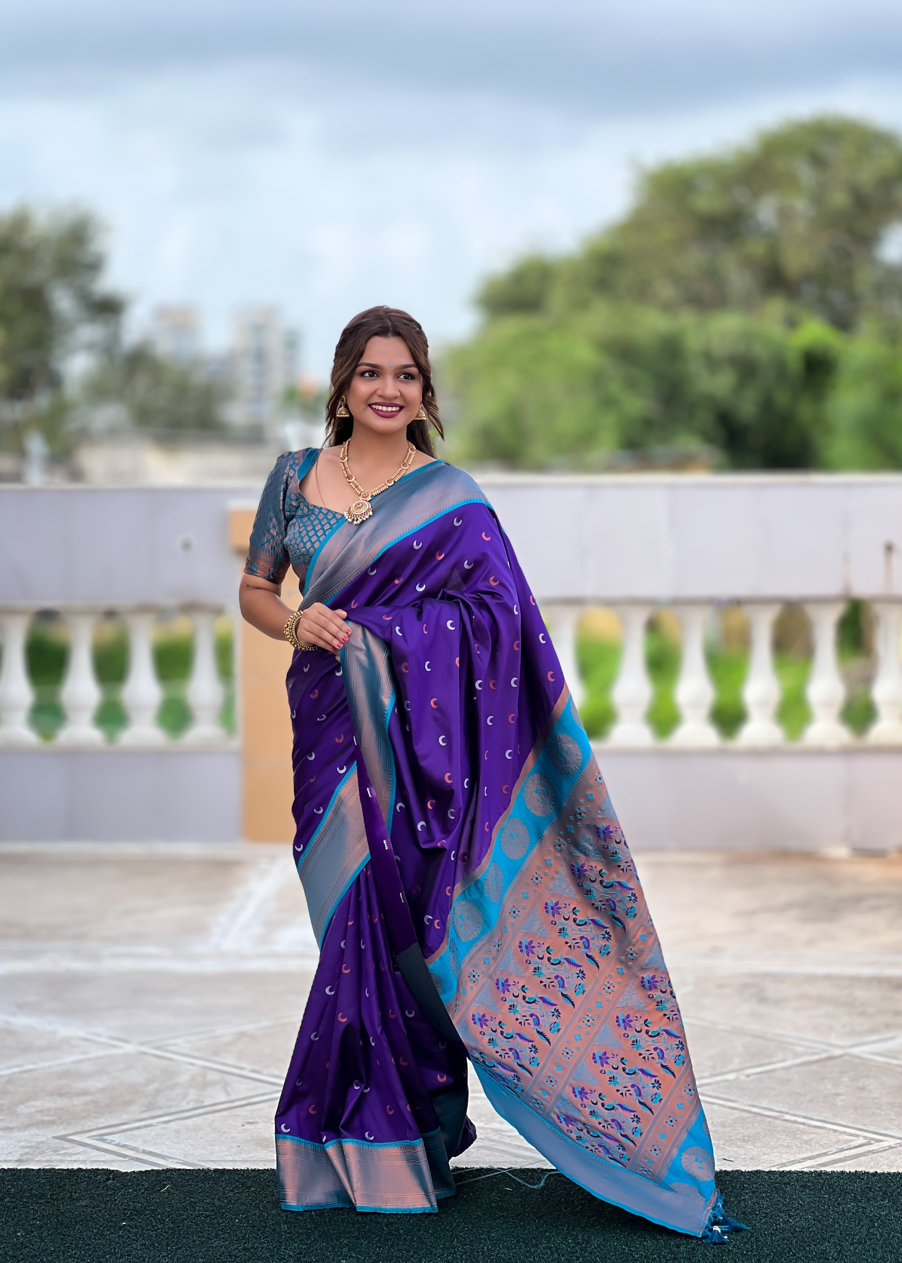 Wedding Wear Soft Paithani Silk Saree